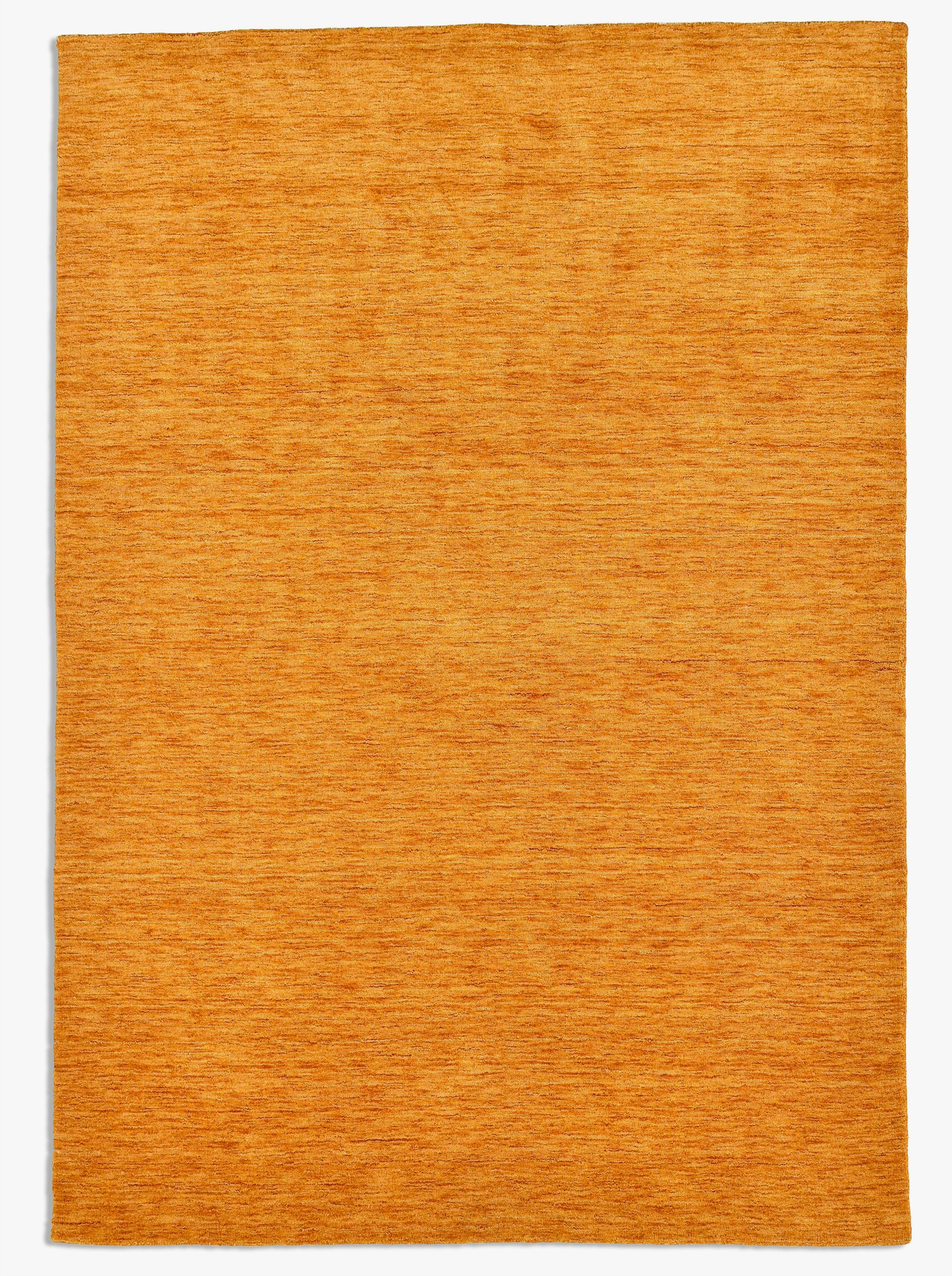 Theko Handwebteppich - gelb