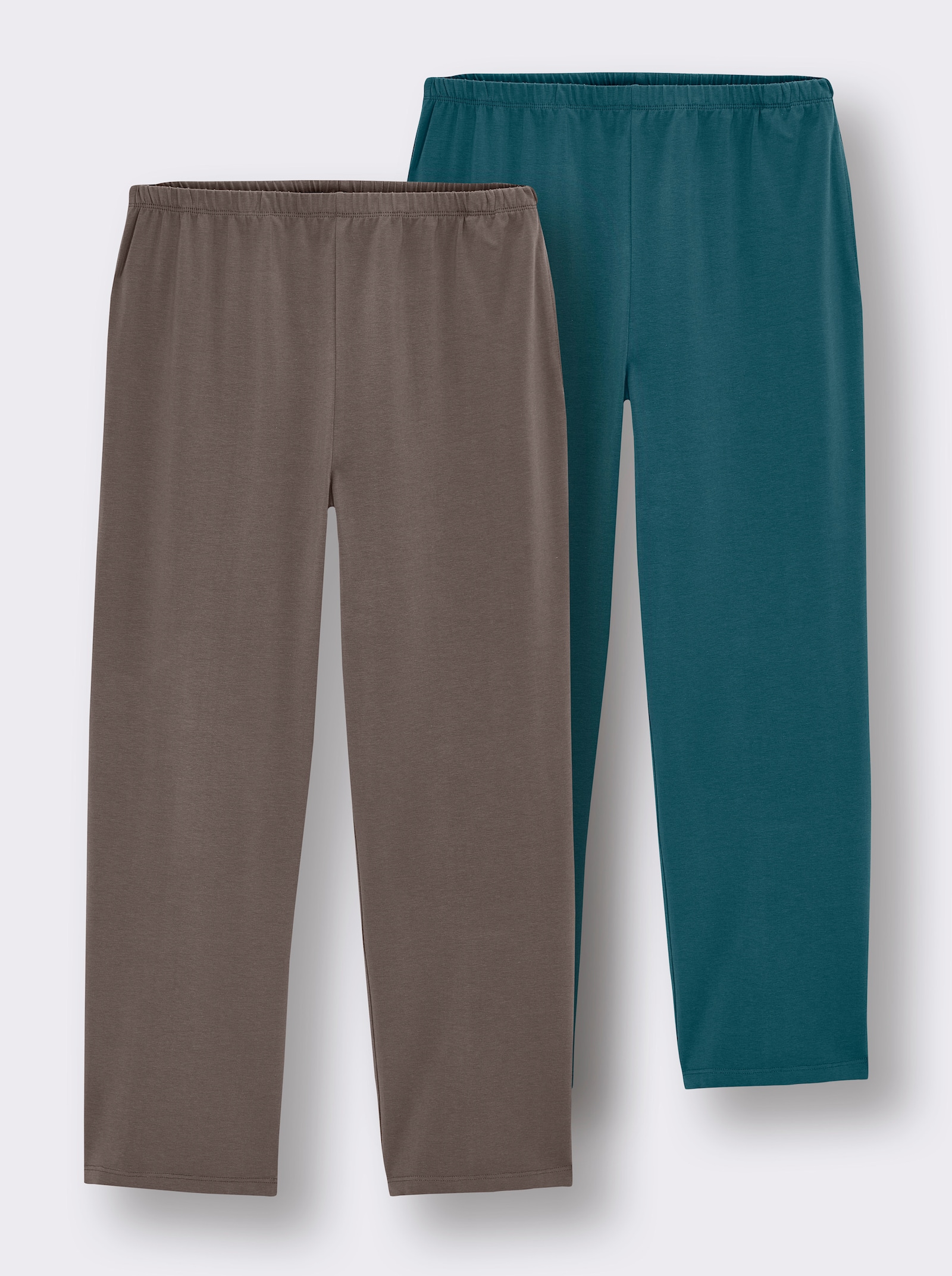 feel good Hosen - petrol + taupe