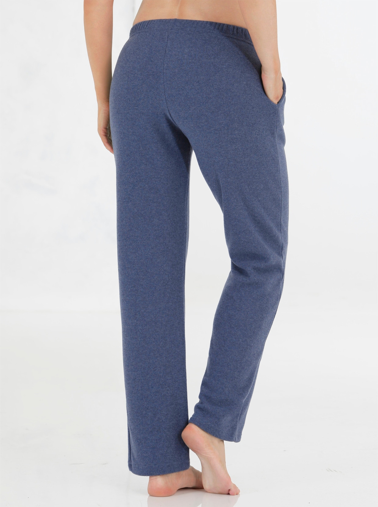 Plantier Broek - blauw gemêleerd