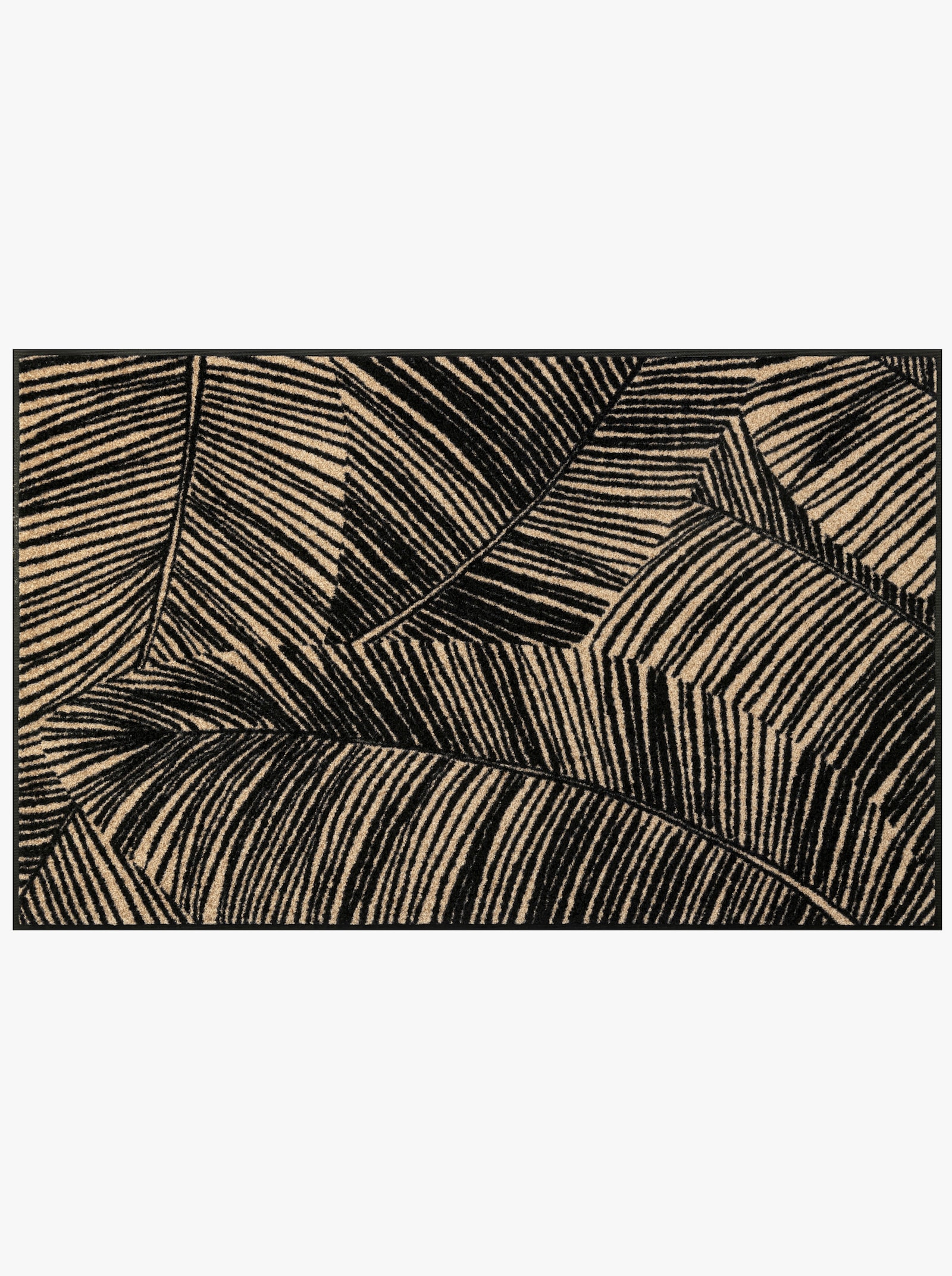 wash+dry by Kleen-Tex Fußmatte - taupe-schwarz