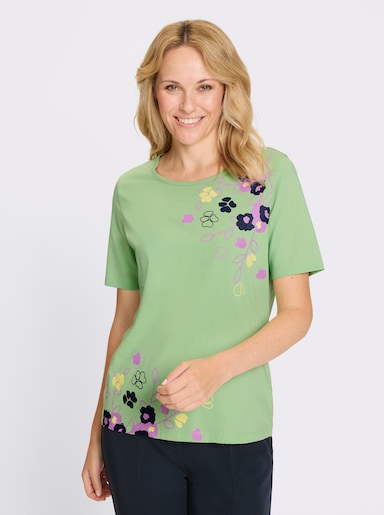 Kurzarmshirt - reseda-orchidee