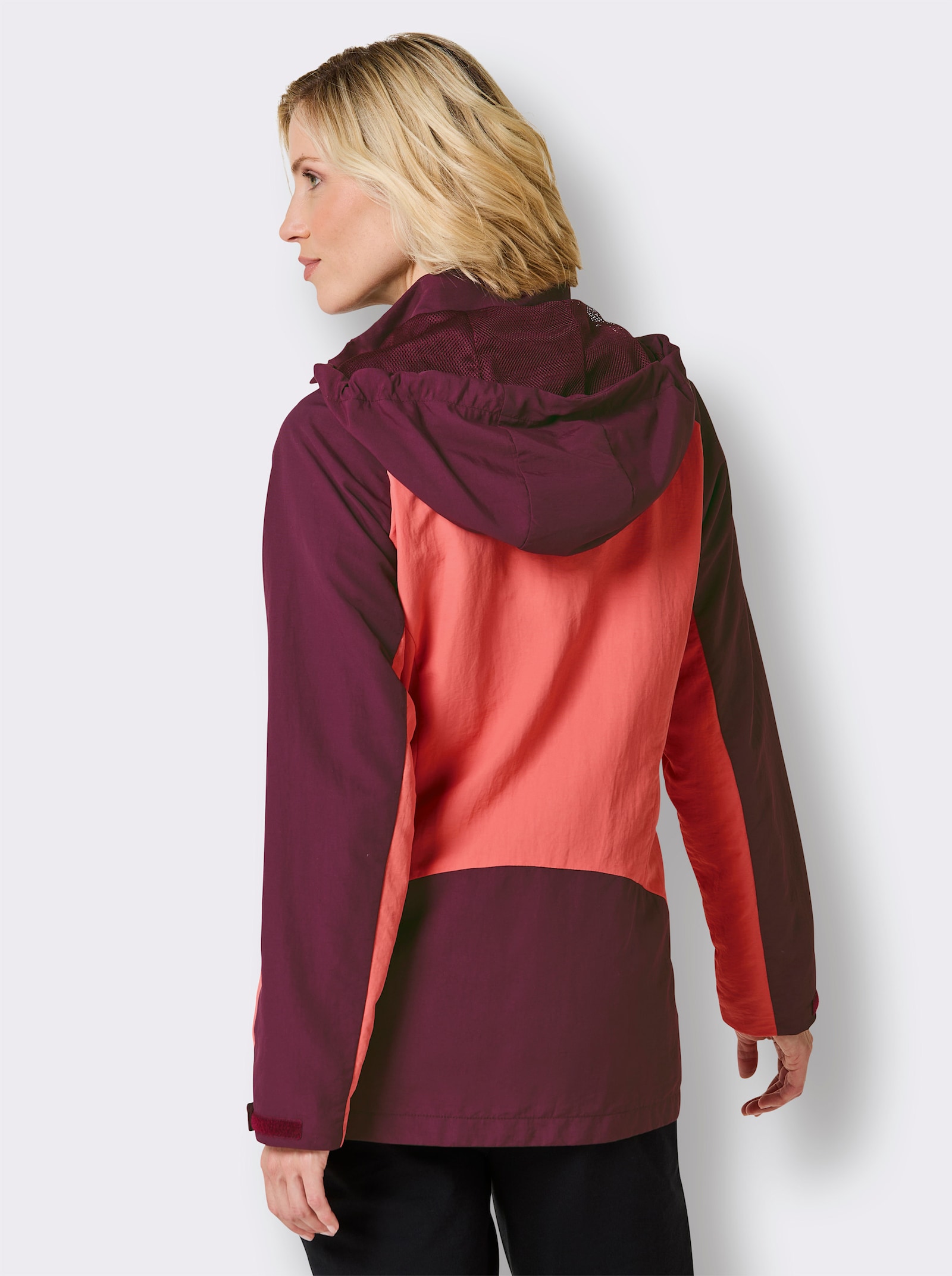 Catamaran Sports Funktionsjacke mit 1 Reissverschluss-Innentasche - grapefruit-burgund