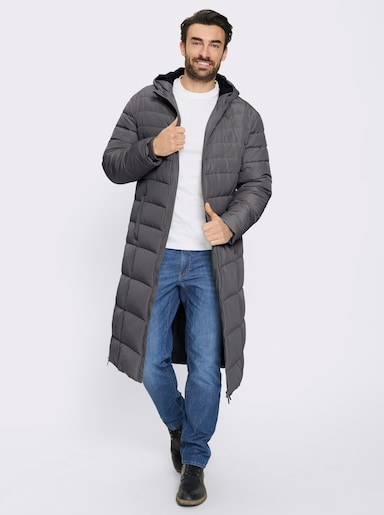 Marco Donati Longjacke mit 2-Wege-Reißverschluss - anthrazit