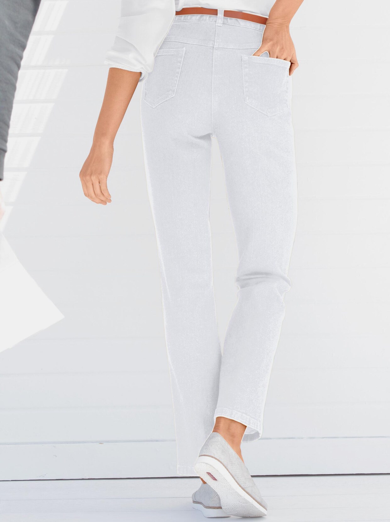 5-Pocket-Jeans - weiß