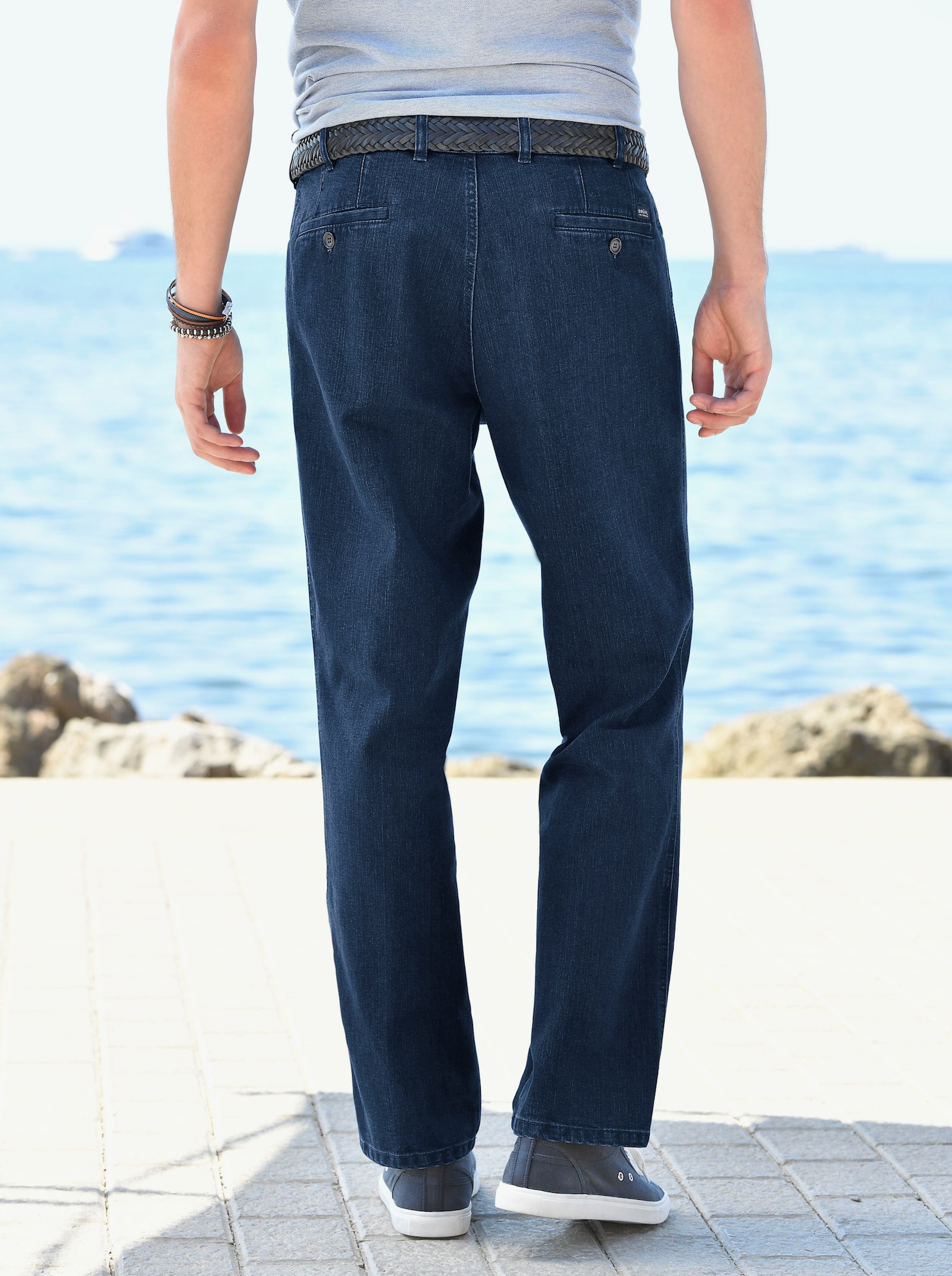 Brühl Jeans - blue-stone-washed