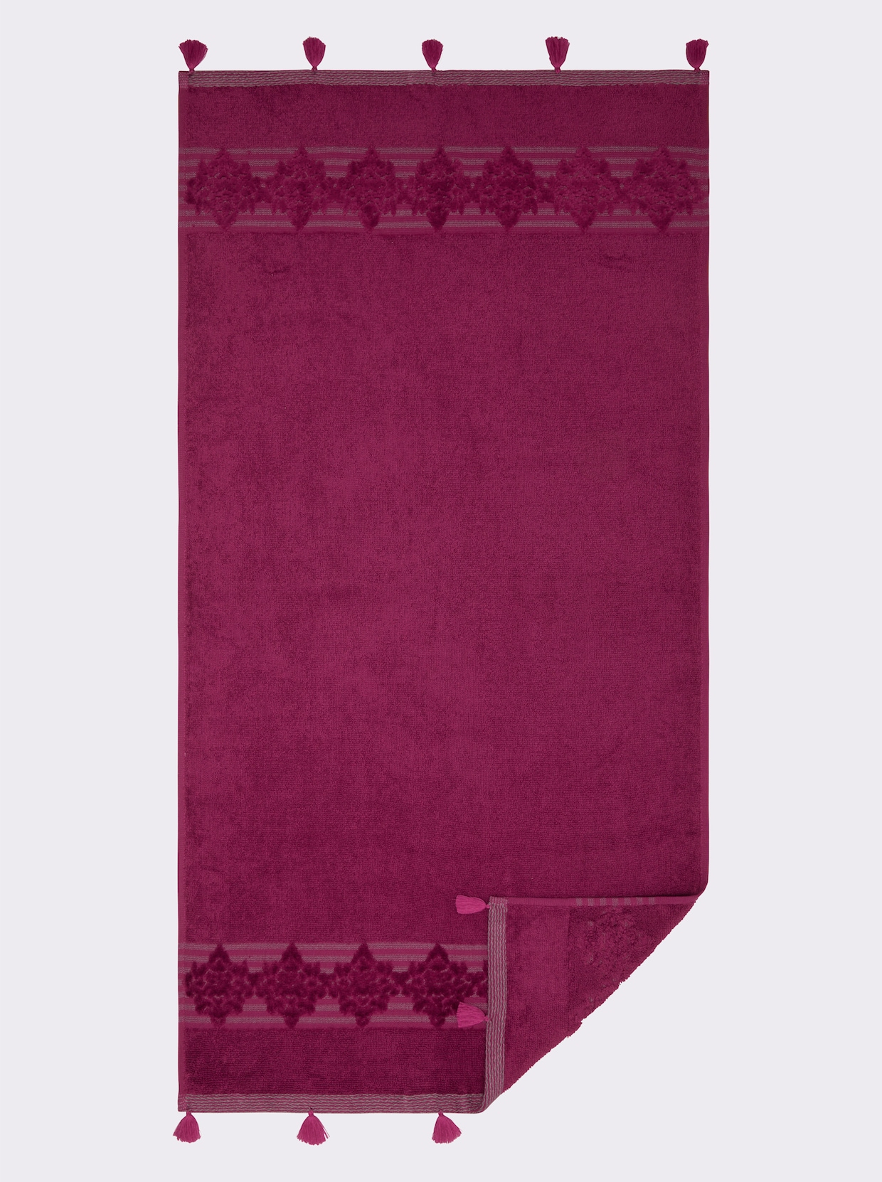 wäschepur Handdoek - malve
