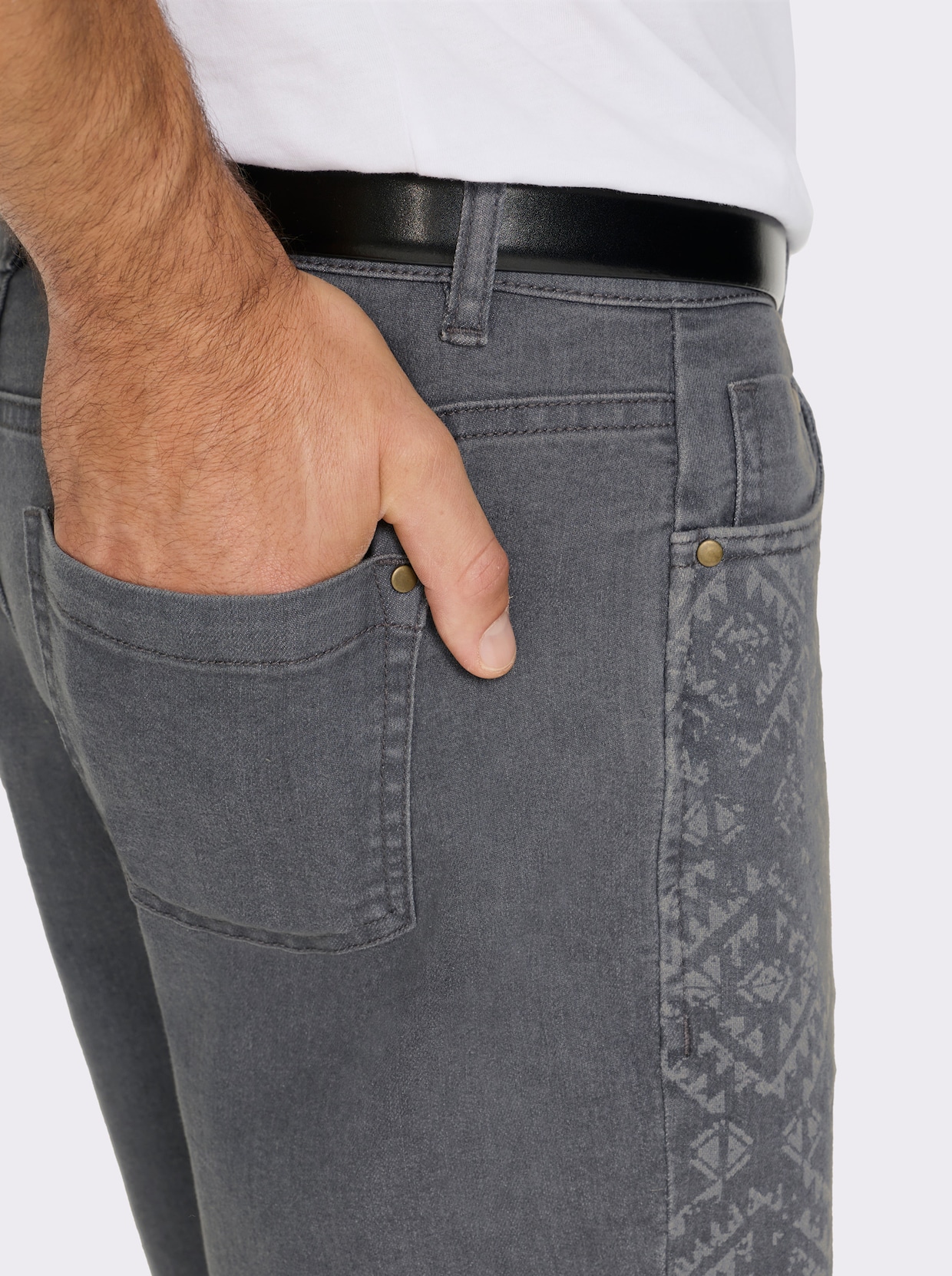 Marco Donati Bermudas - grey-denim