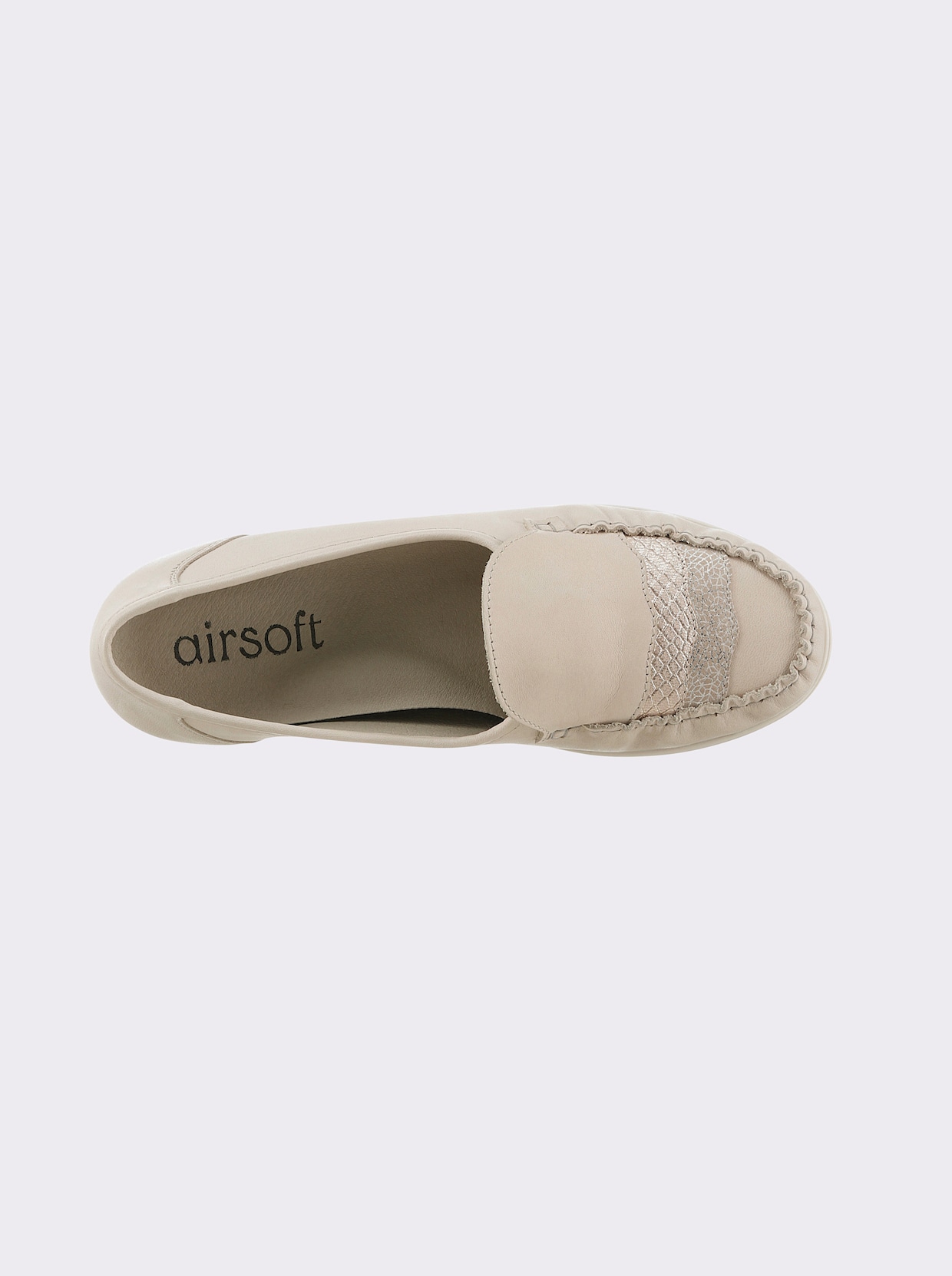 airsoft comfort+ Mokassin - beige