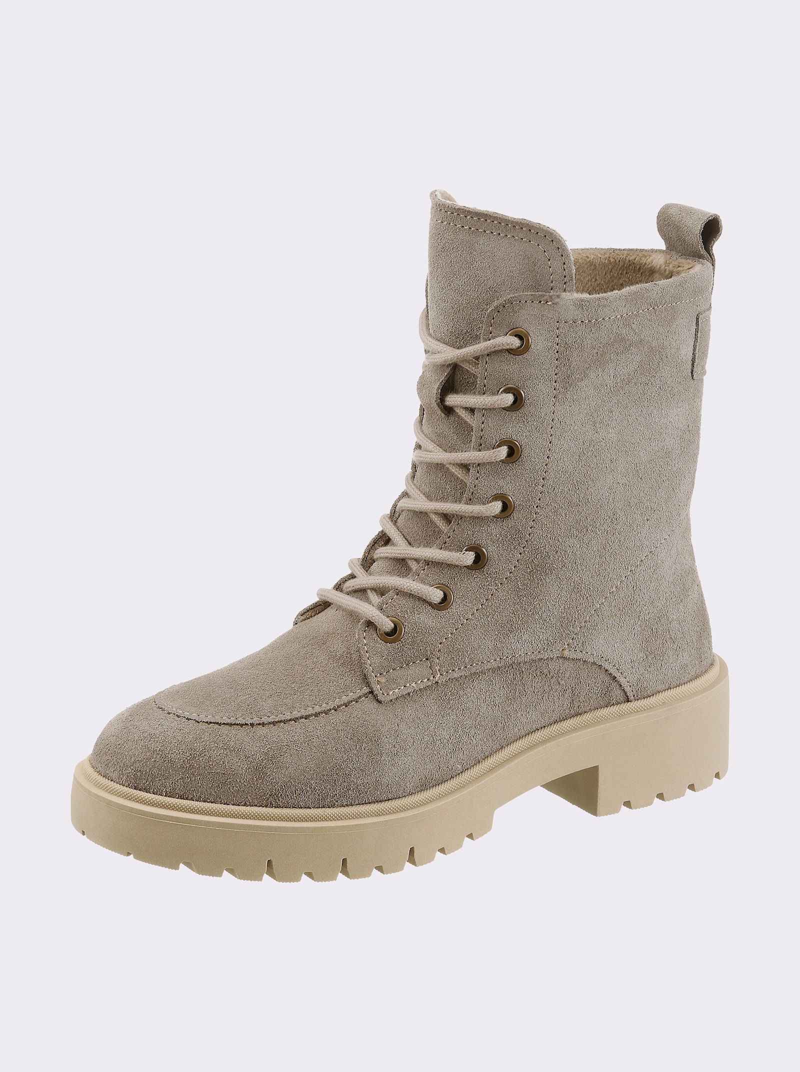 heine Schnürstiefelette - taupe