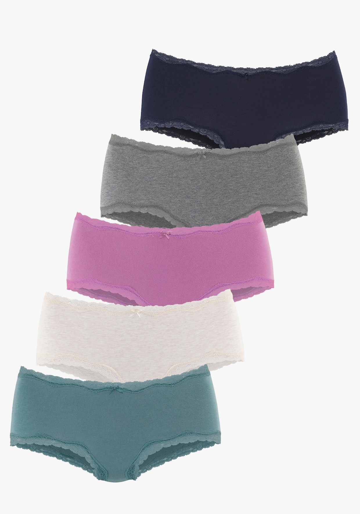 Vivance Panty - antraciet gemêleerd, beige gemêleerd, lila, eucalyptus, navy