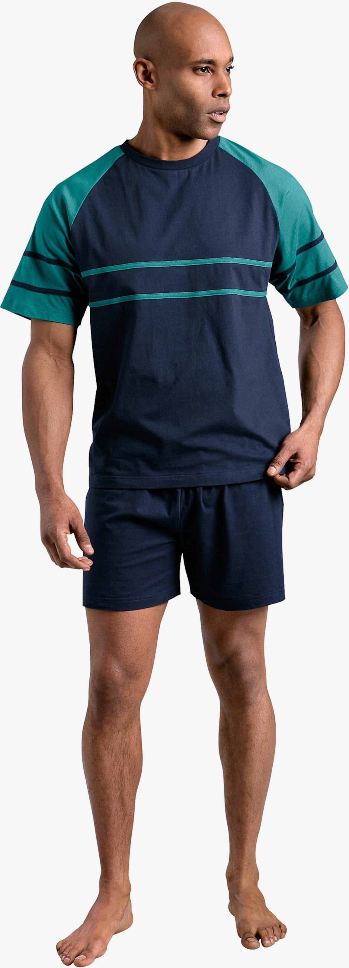 le jogger Pyjama - groen, marine
