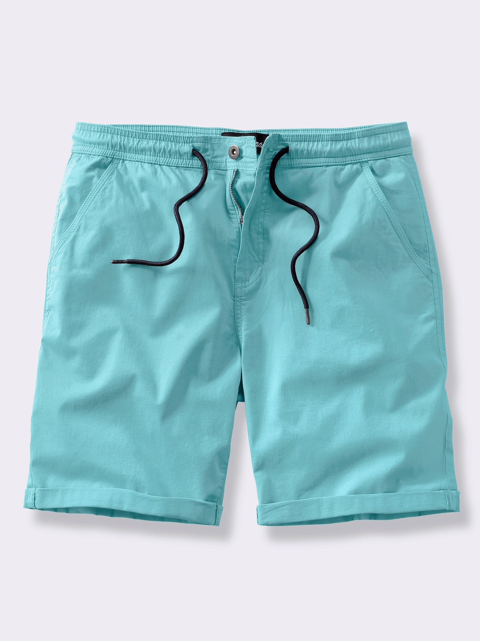 Catamaran Bermudas aus Baumwoll-Stretch - ozean