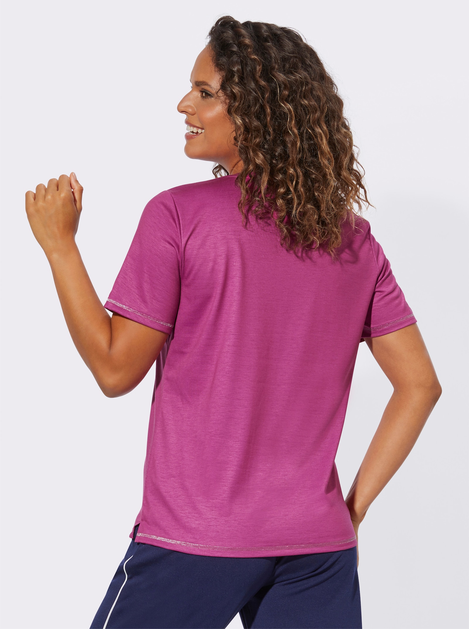 Catamaran Sports Funktionsshirt in atmungsaktiver Qualität - magenta