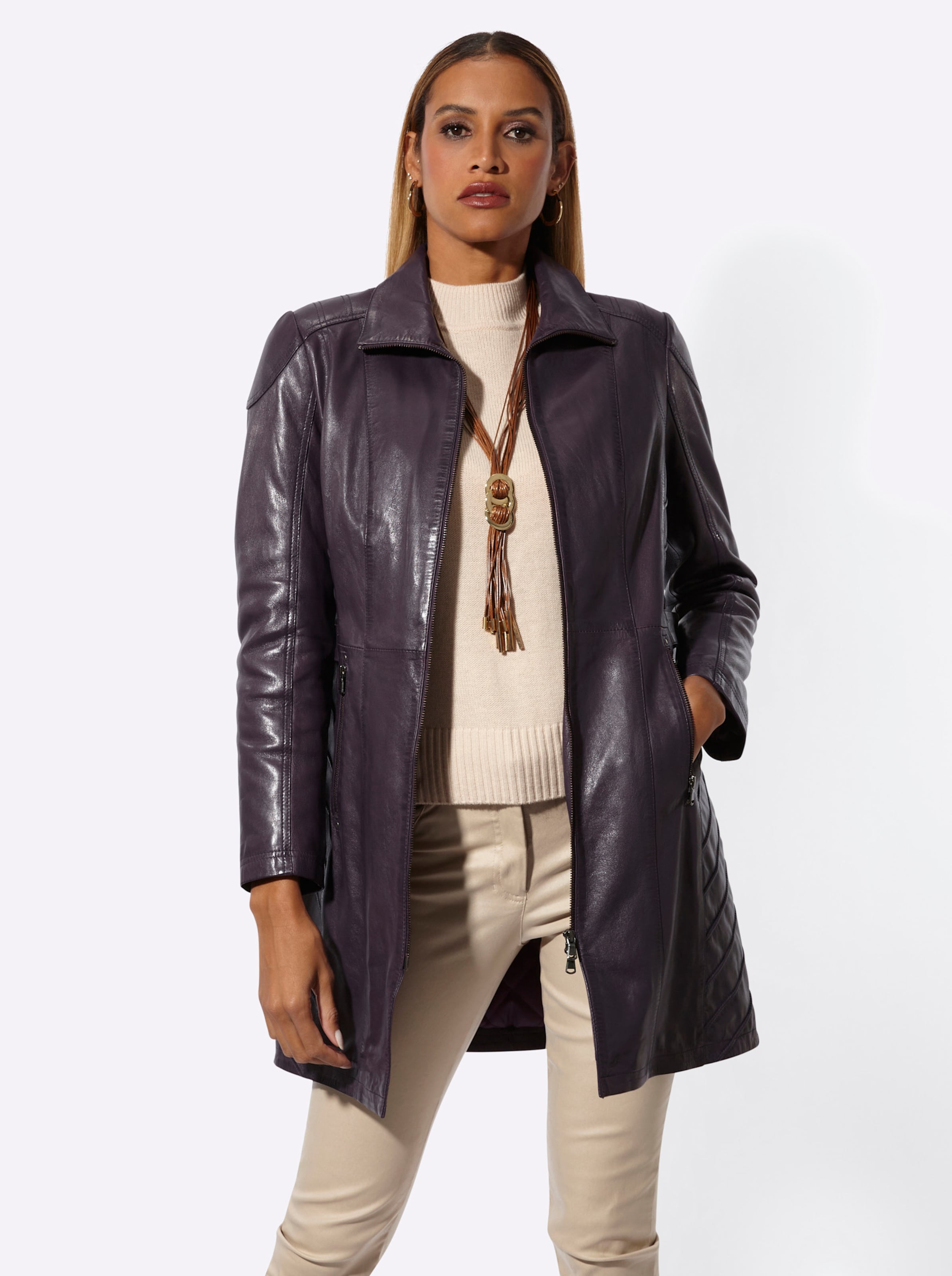 Lederjacke