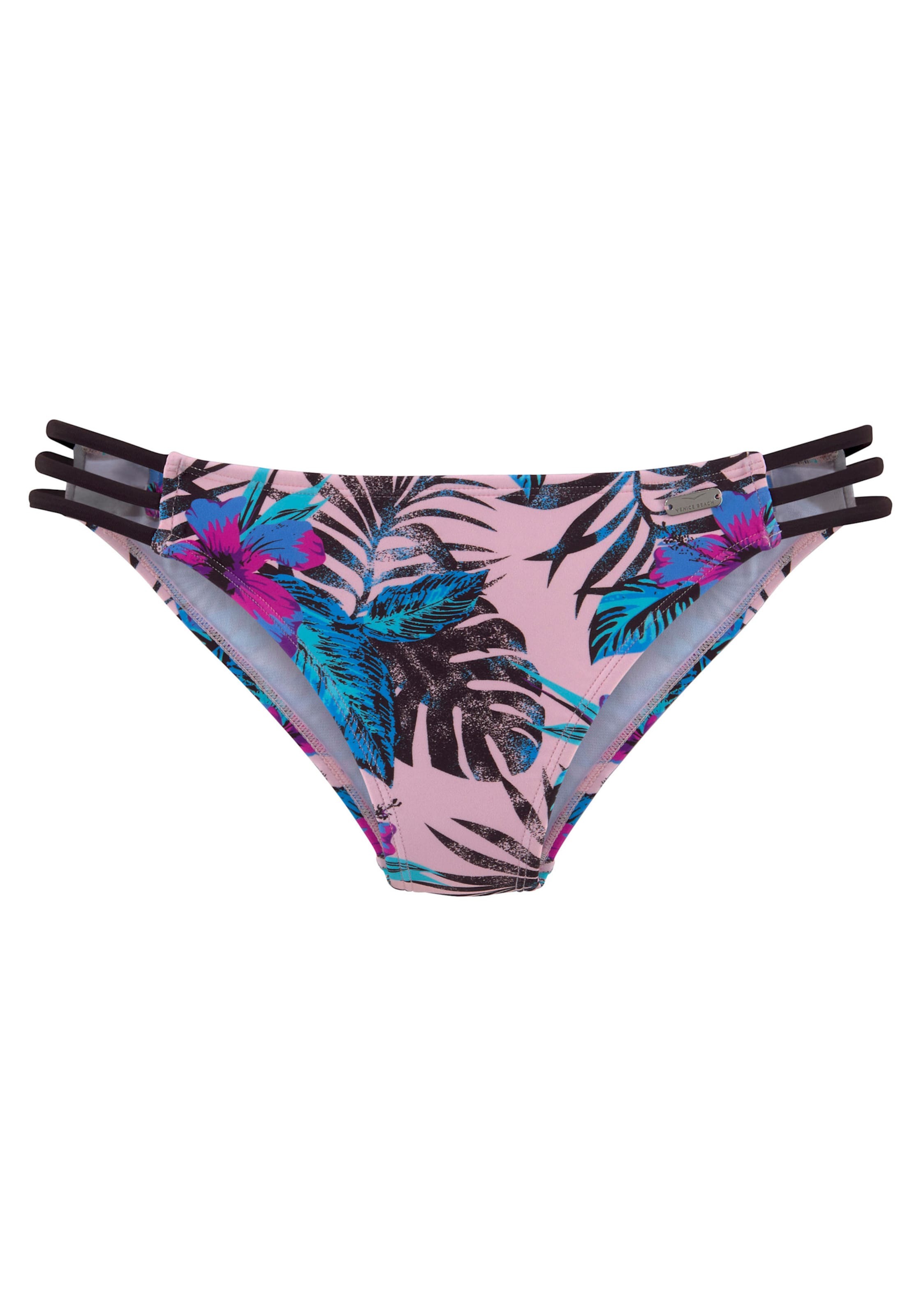 Nic ki günstig Kaufen-Bikini-Hose in rosa-bedruckt von Venice Beach. Bikini-Hose in rosa-bedruckt von Venice Beach <![CDATA[Bikini-Hose mit seitlichen Bändern von Venice Beach. Florales Design. Obermaterial: 80% Polyamid, 20% Elasthan LYCRA® XTRA LIFE™. Futter: 100% Polyes