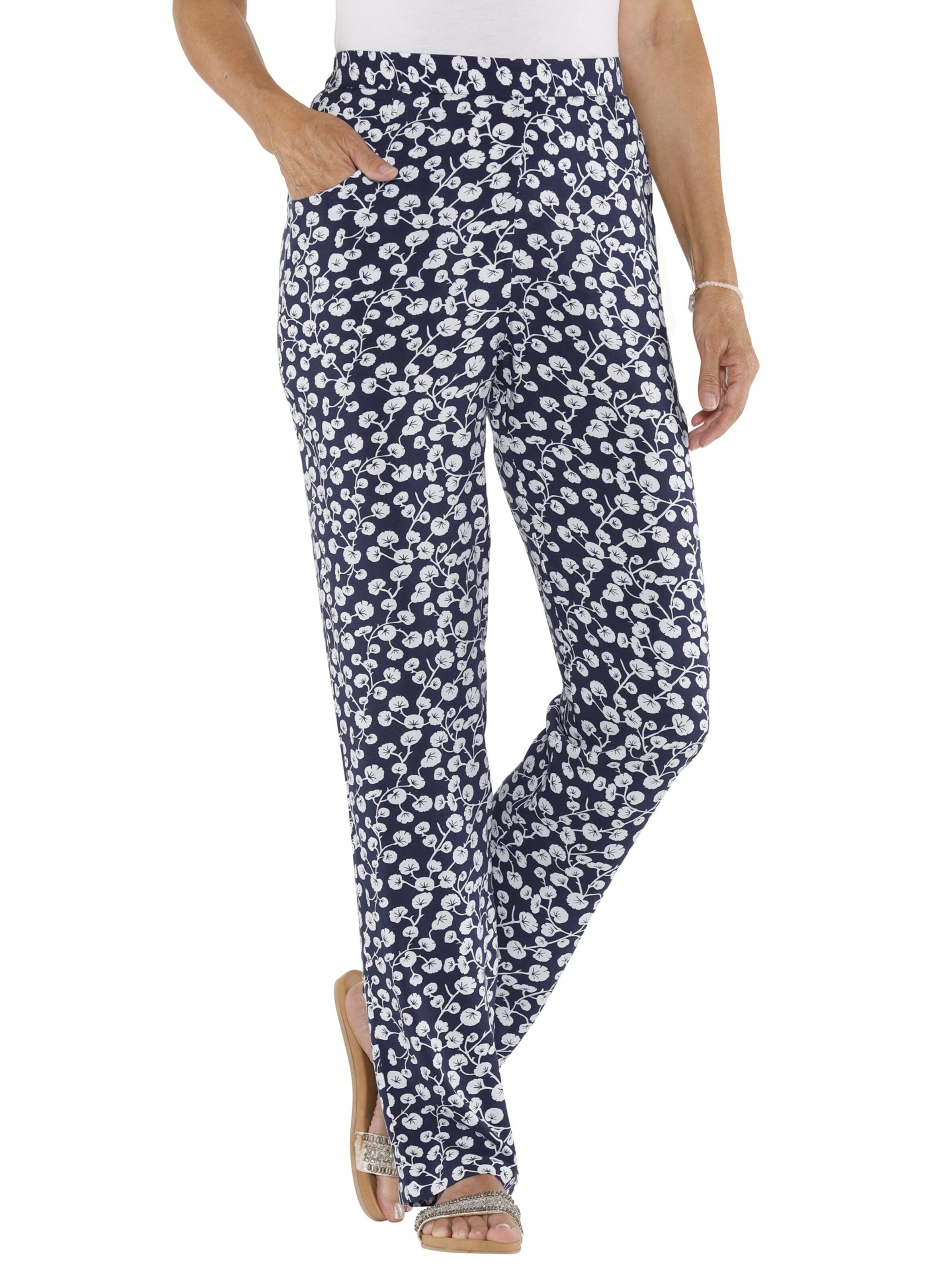 Hose - marine-bedruckt