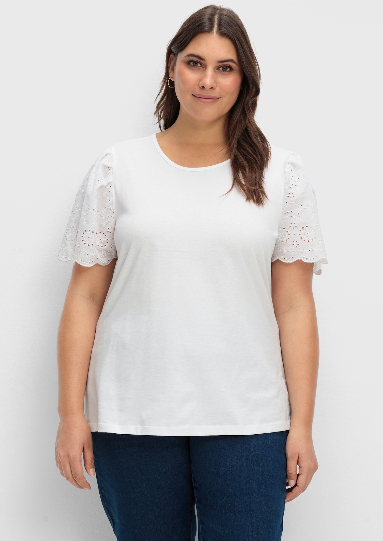 Kurzarmshirt - weiß