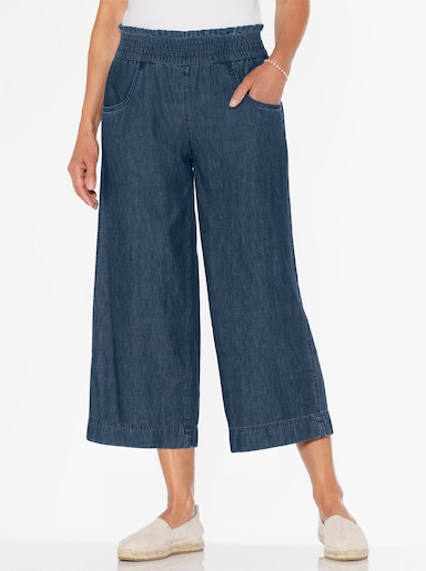 7/8-Jeans - blue-stone-washed