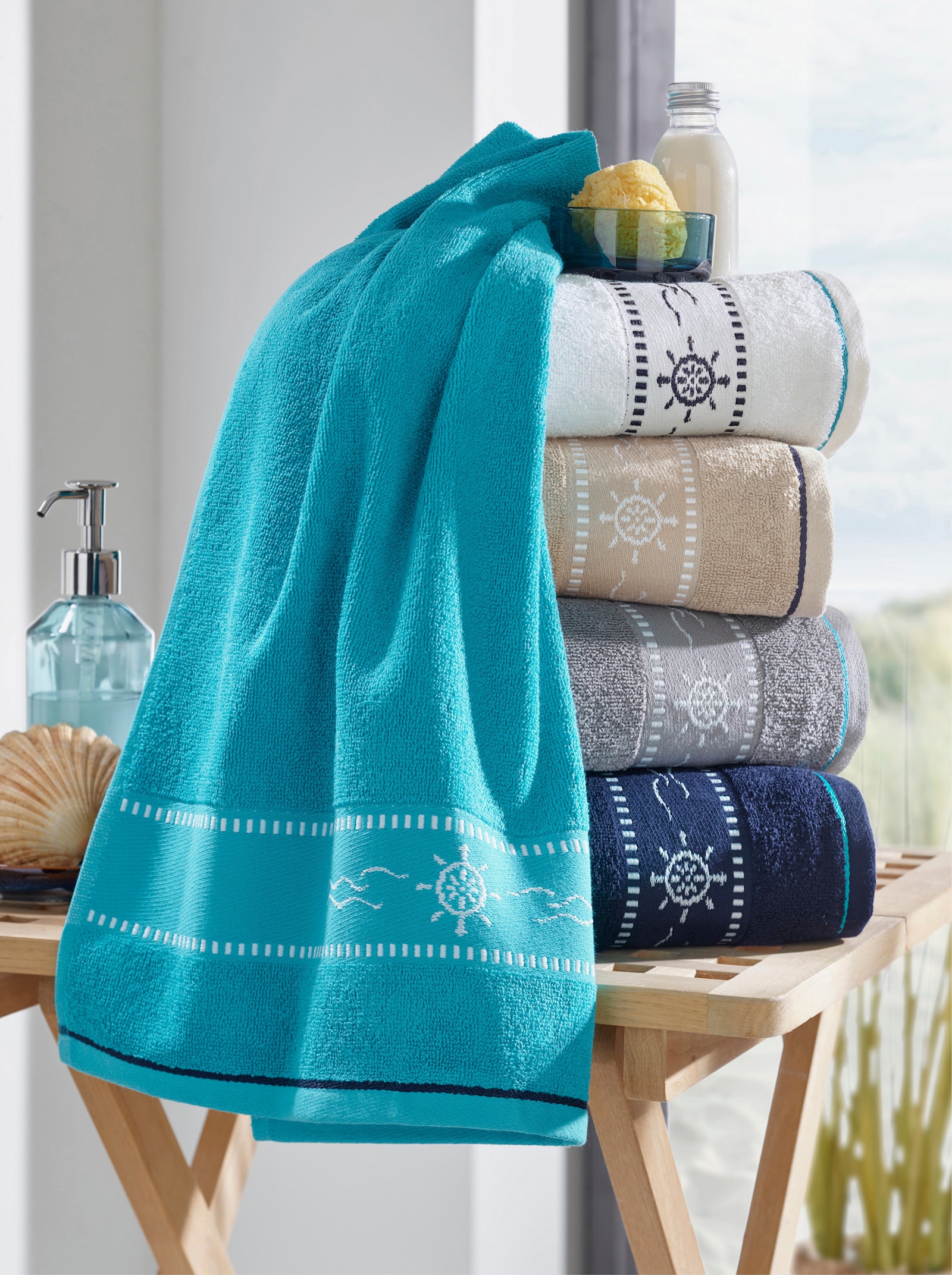 wäschepur Handtuch - türkis