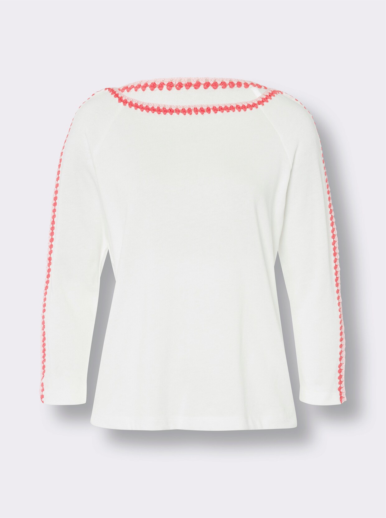 heine Shirt met 3/4-mouw - wit