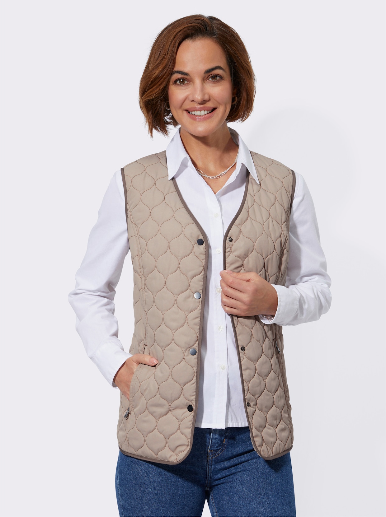 Bodywarmer - sesam