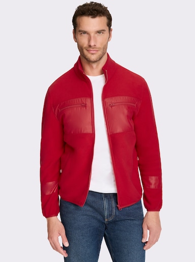 Marco Donati Fleecejacke - rot