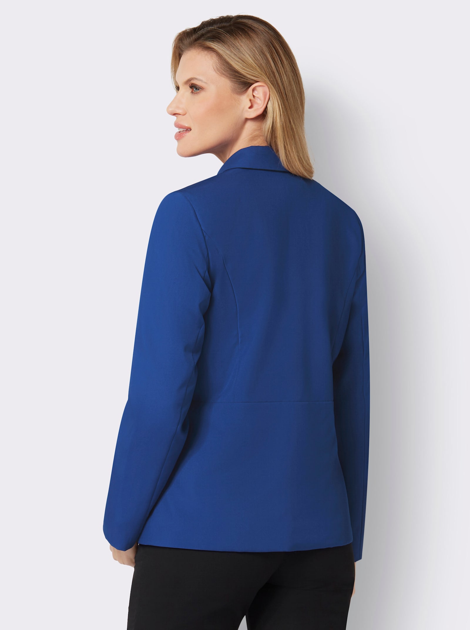 Blazer leicht ausgestellte Form - royalblau