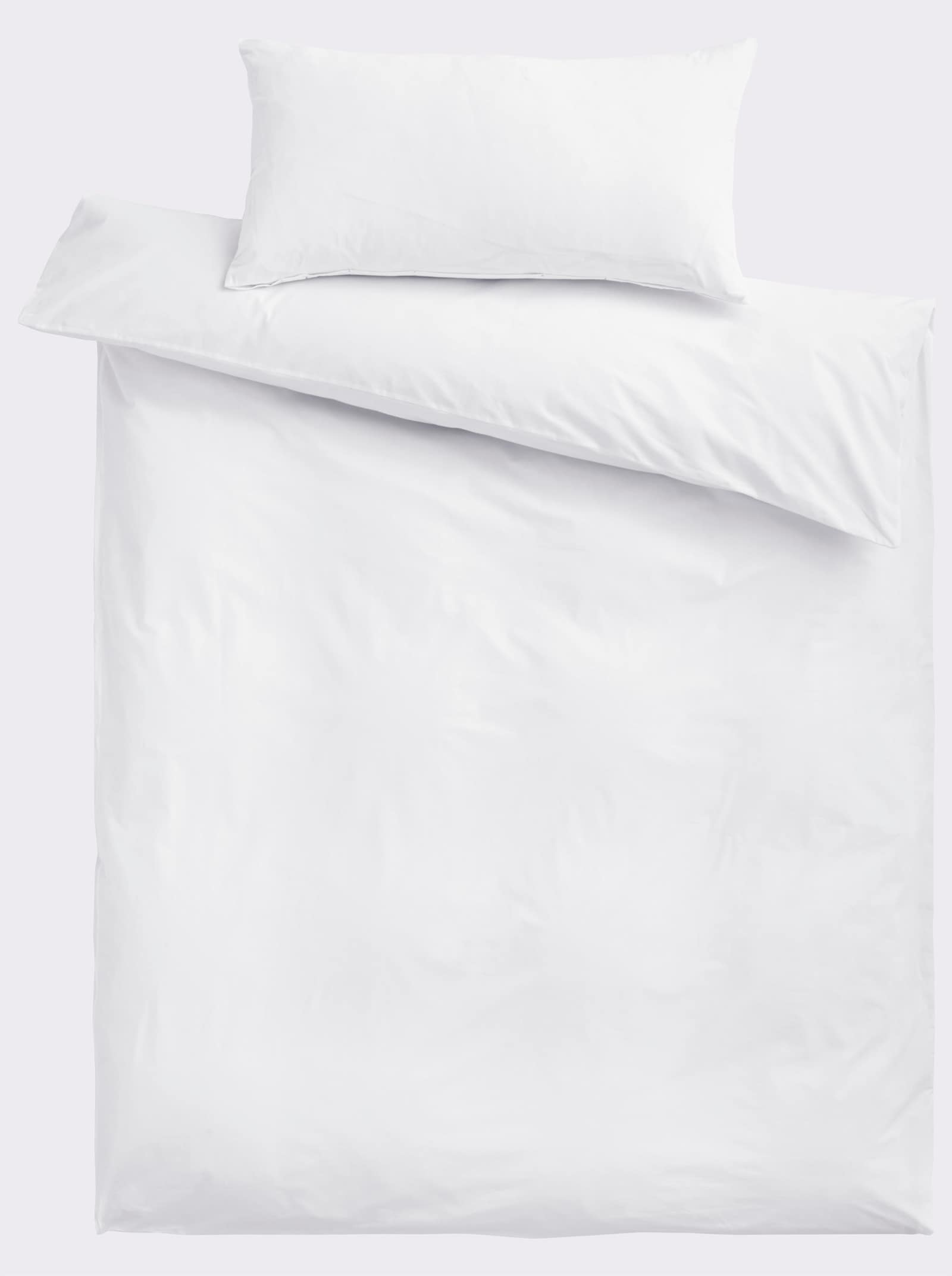 heine home Bedtextiel van perkal - wit