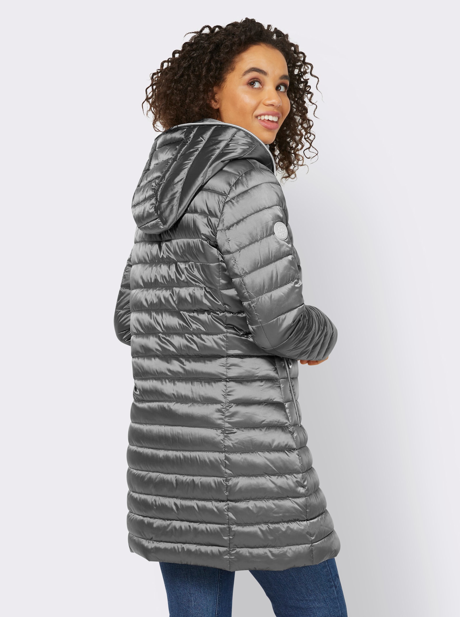 heine Veste matelassée avec empiècement amovible - anthracite-gris pierre