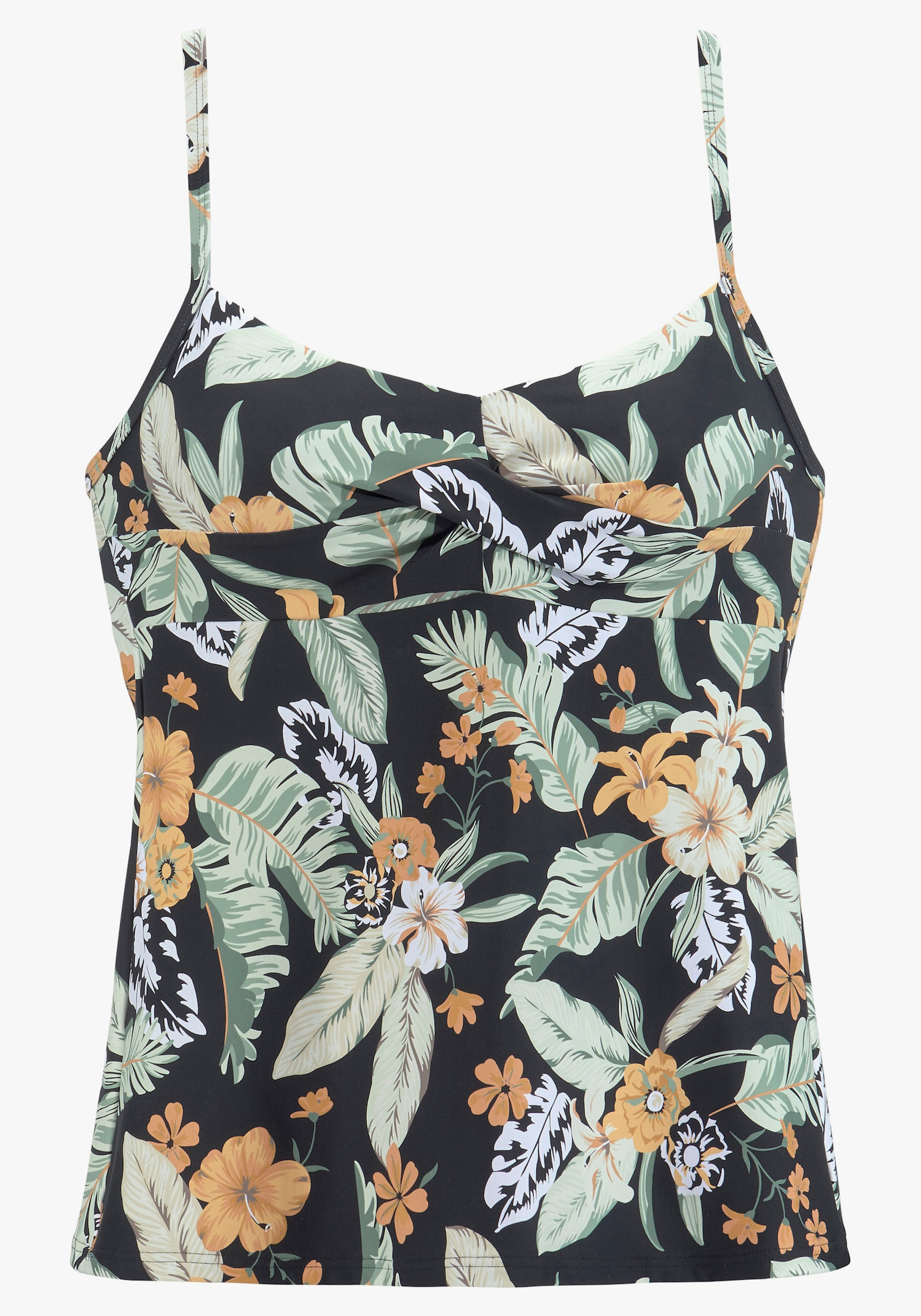 Sunseeker Bügel-Tankini-Top - schwarz-bedruckt