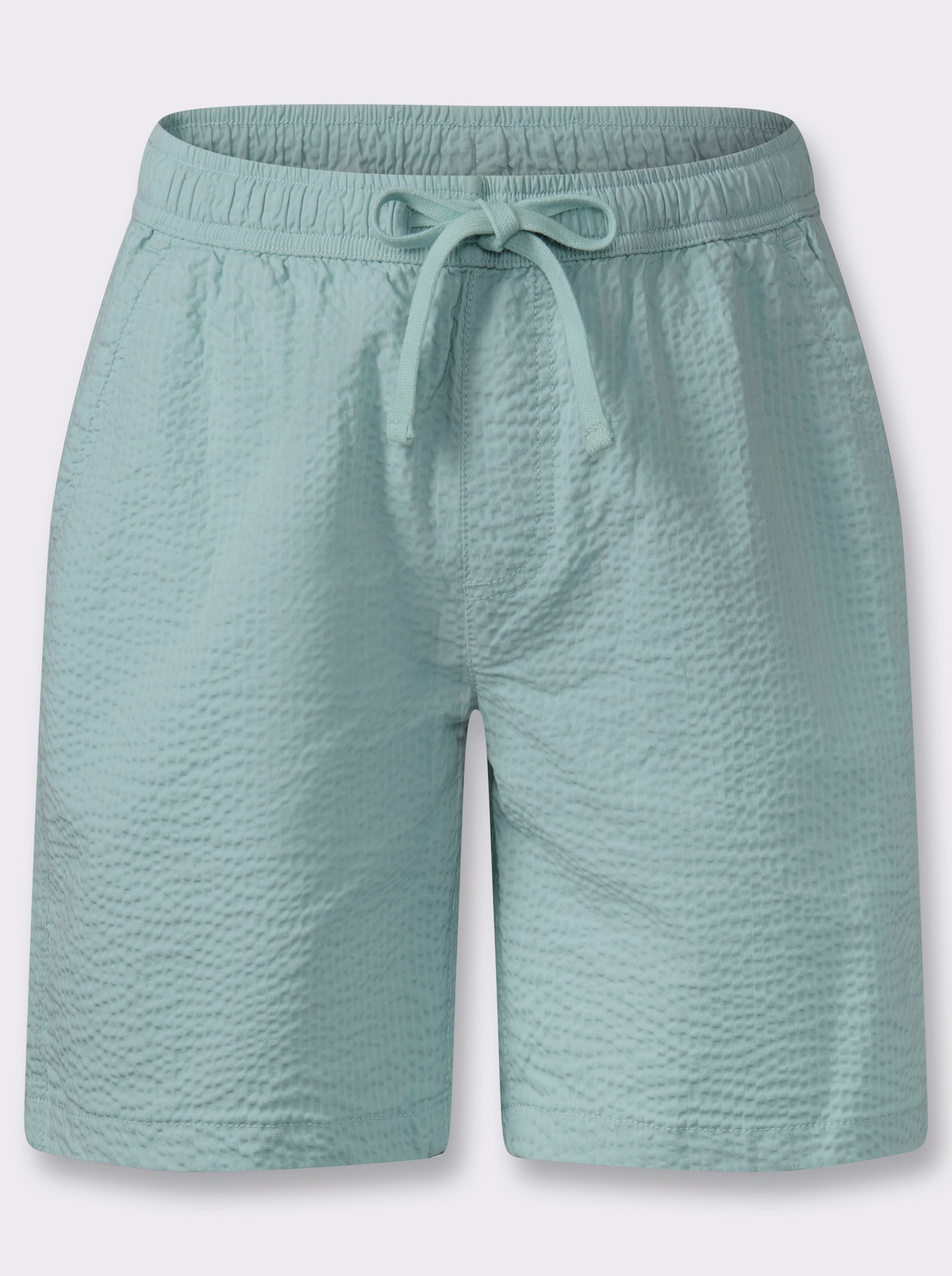 Marco Donati Bermudas aus Seersucker, Baumwolle - kalkmint