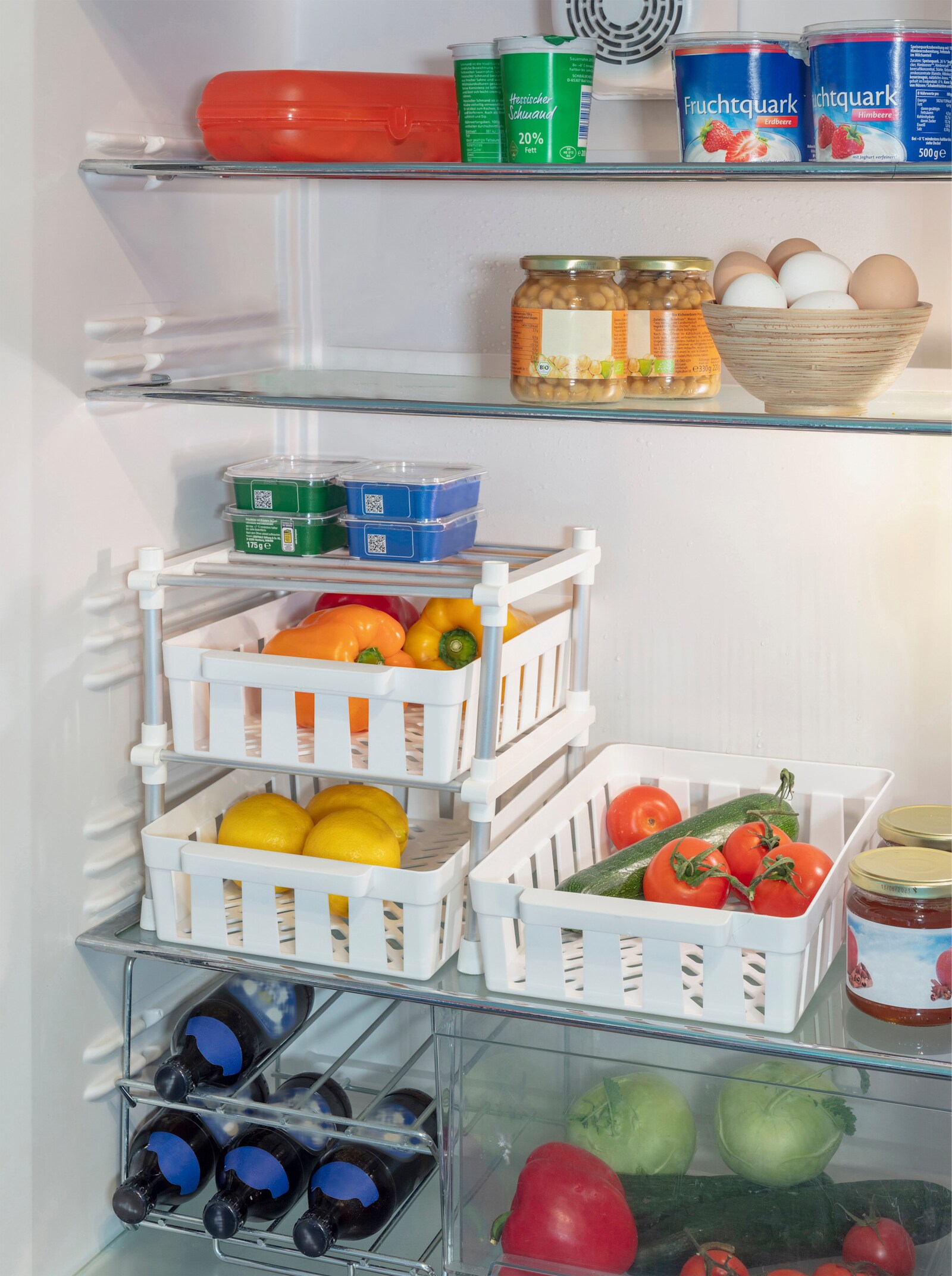 heine home Koelkastlades - wit/grijs