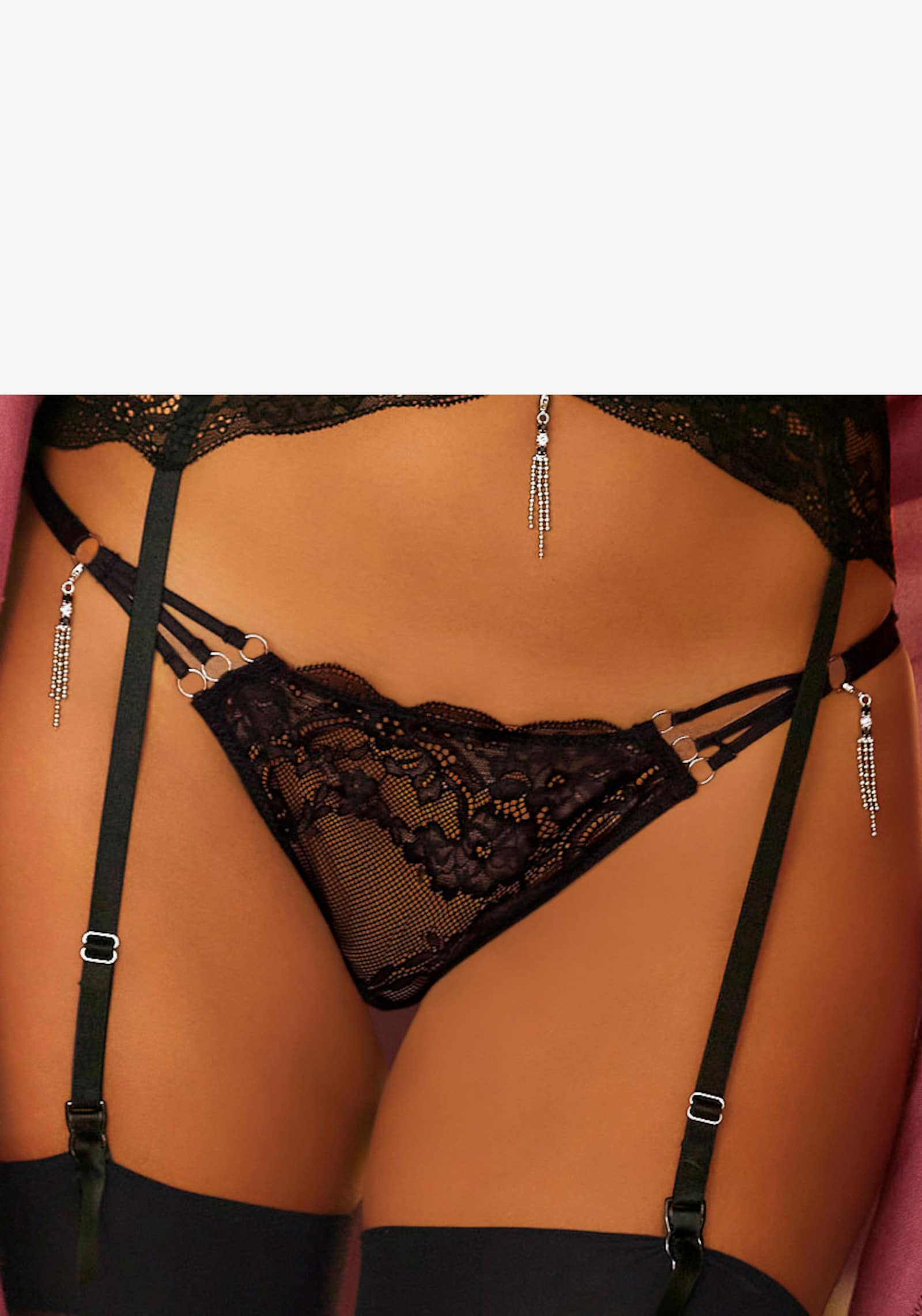 LASCANA String - schwarz