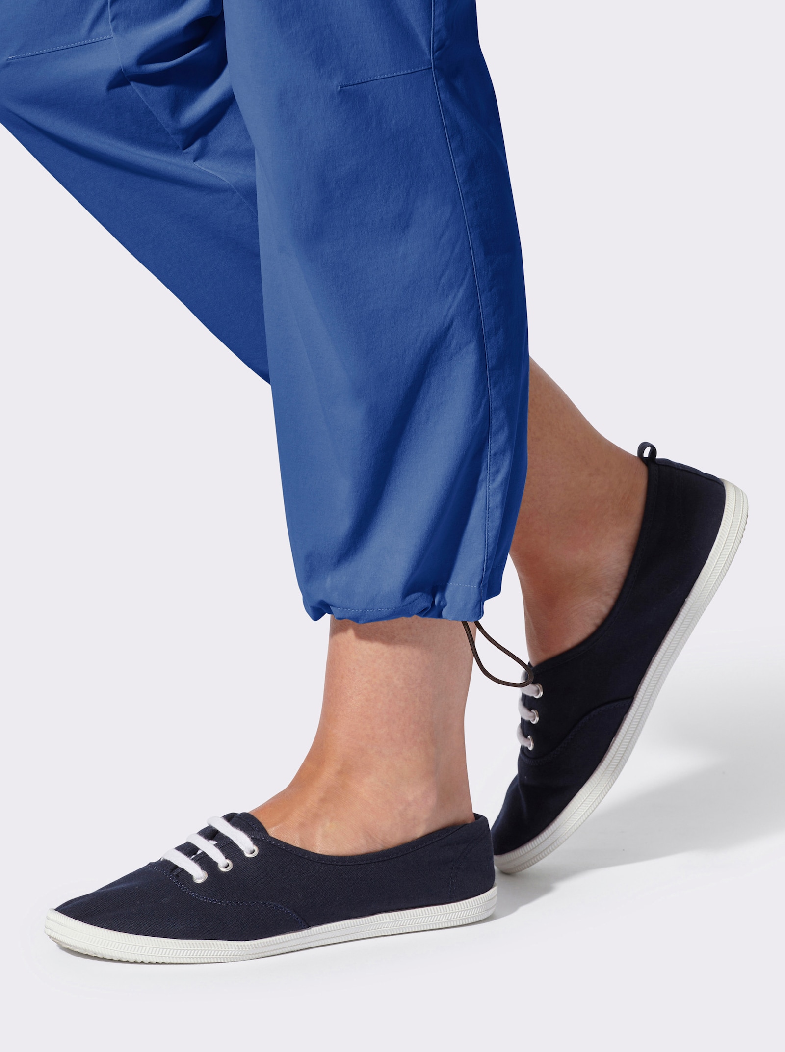 Funktionshose in 7/8-Länge - jeansblau