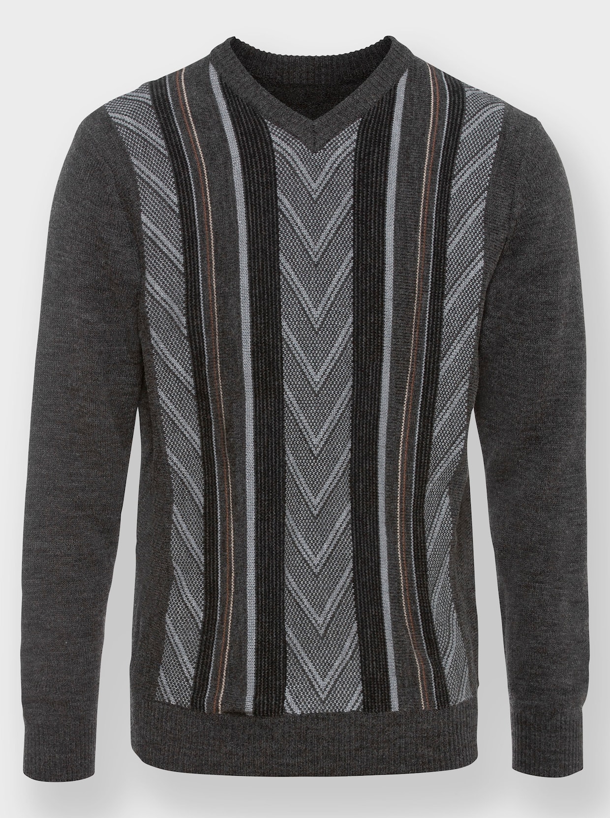 Marco Donati Pullover - graphit-meliert