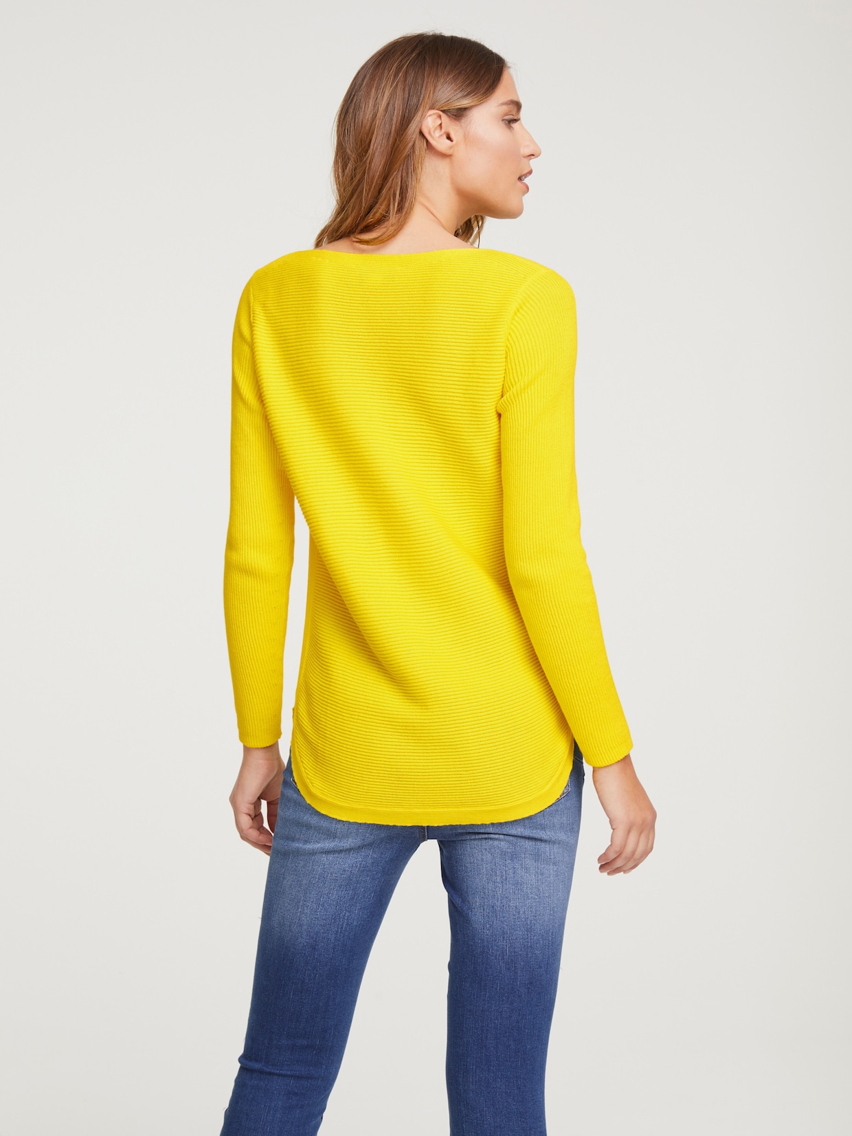 heine Pull en tricot fin - citron