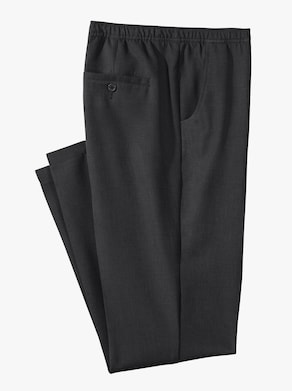 Nohavice na gumu - čierna