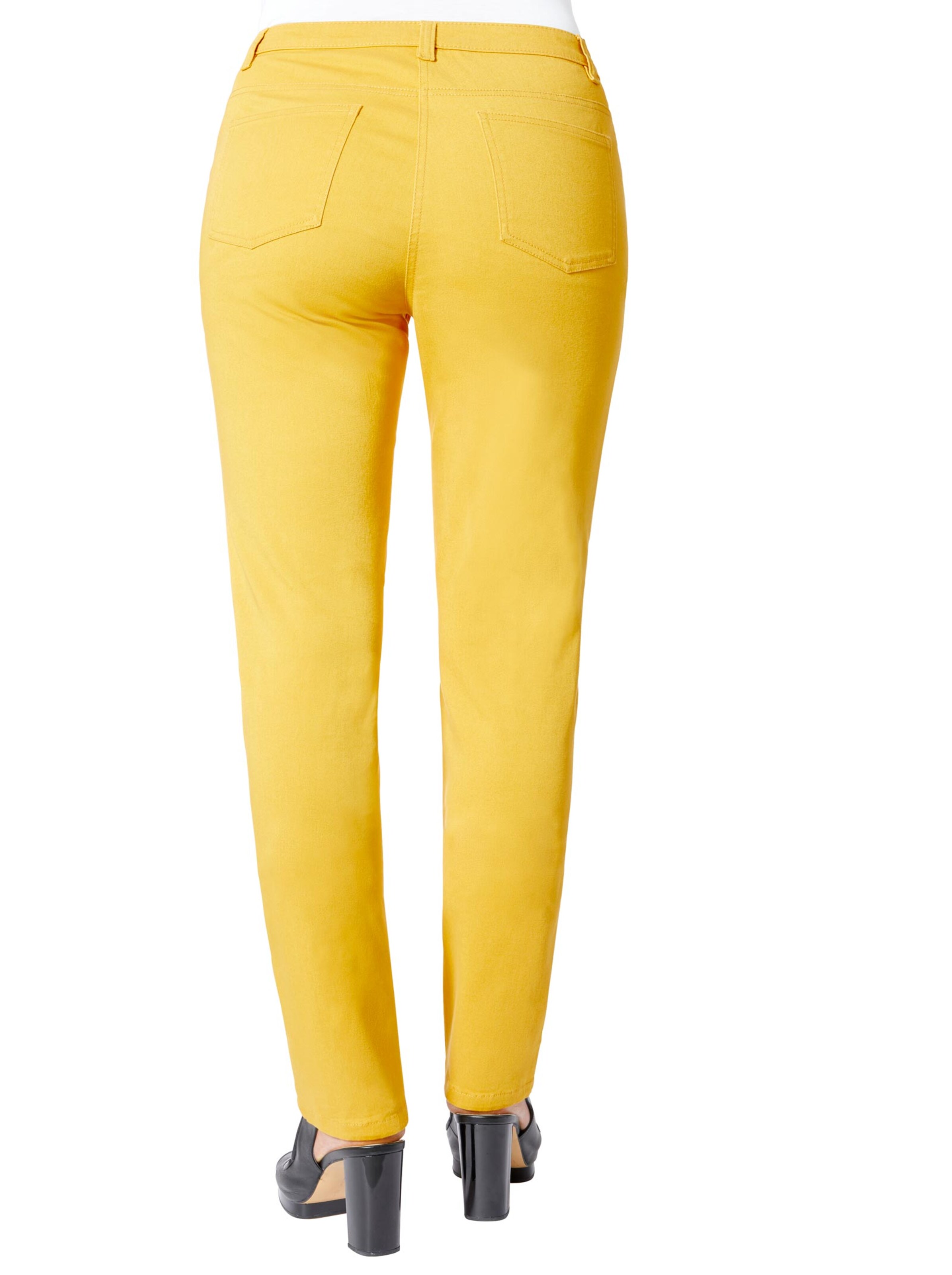 Stretch-Hose - messingfarben