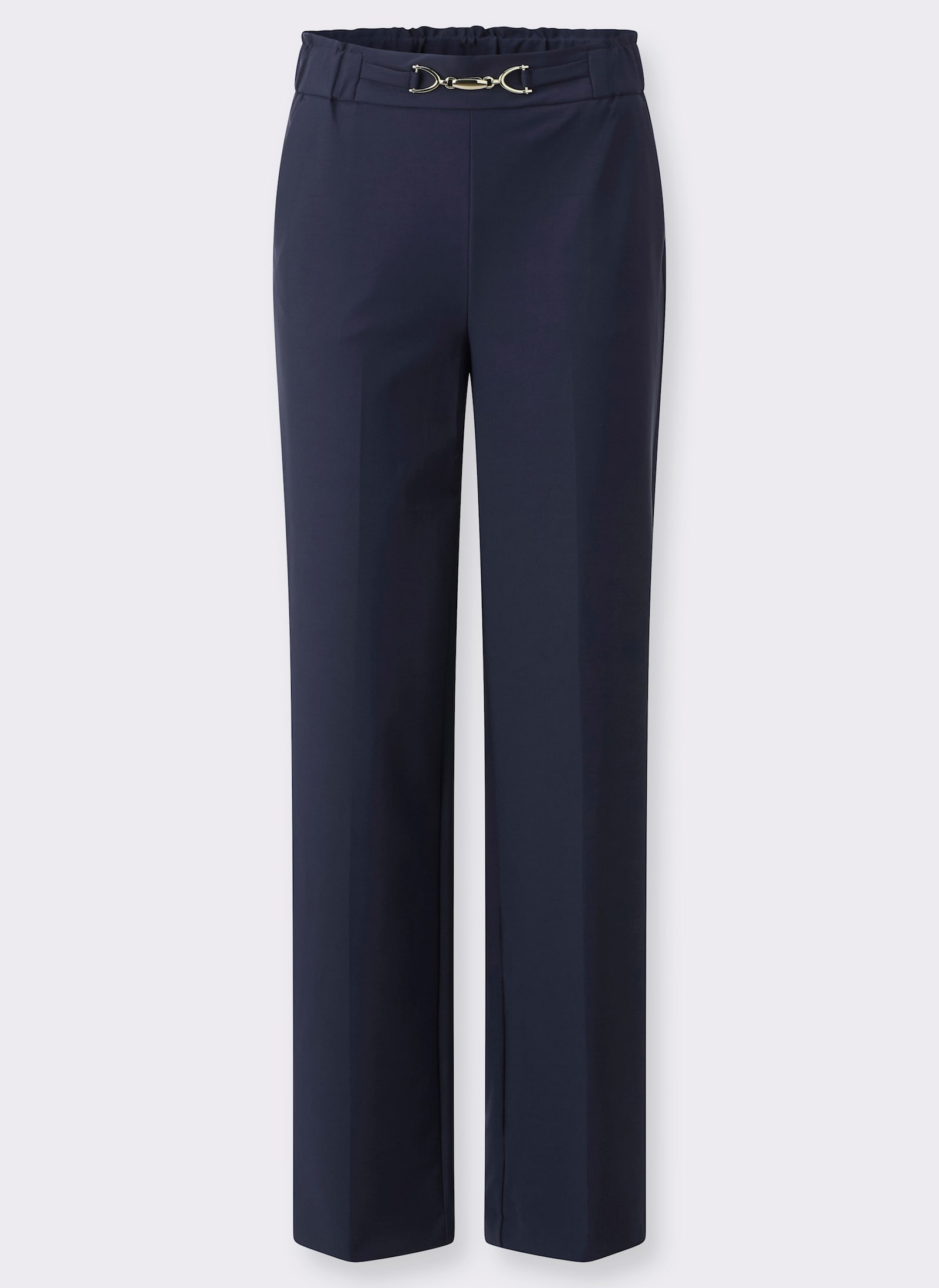 heine Schlupfhose mit Schmuckschließe - marine