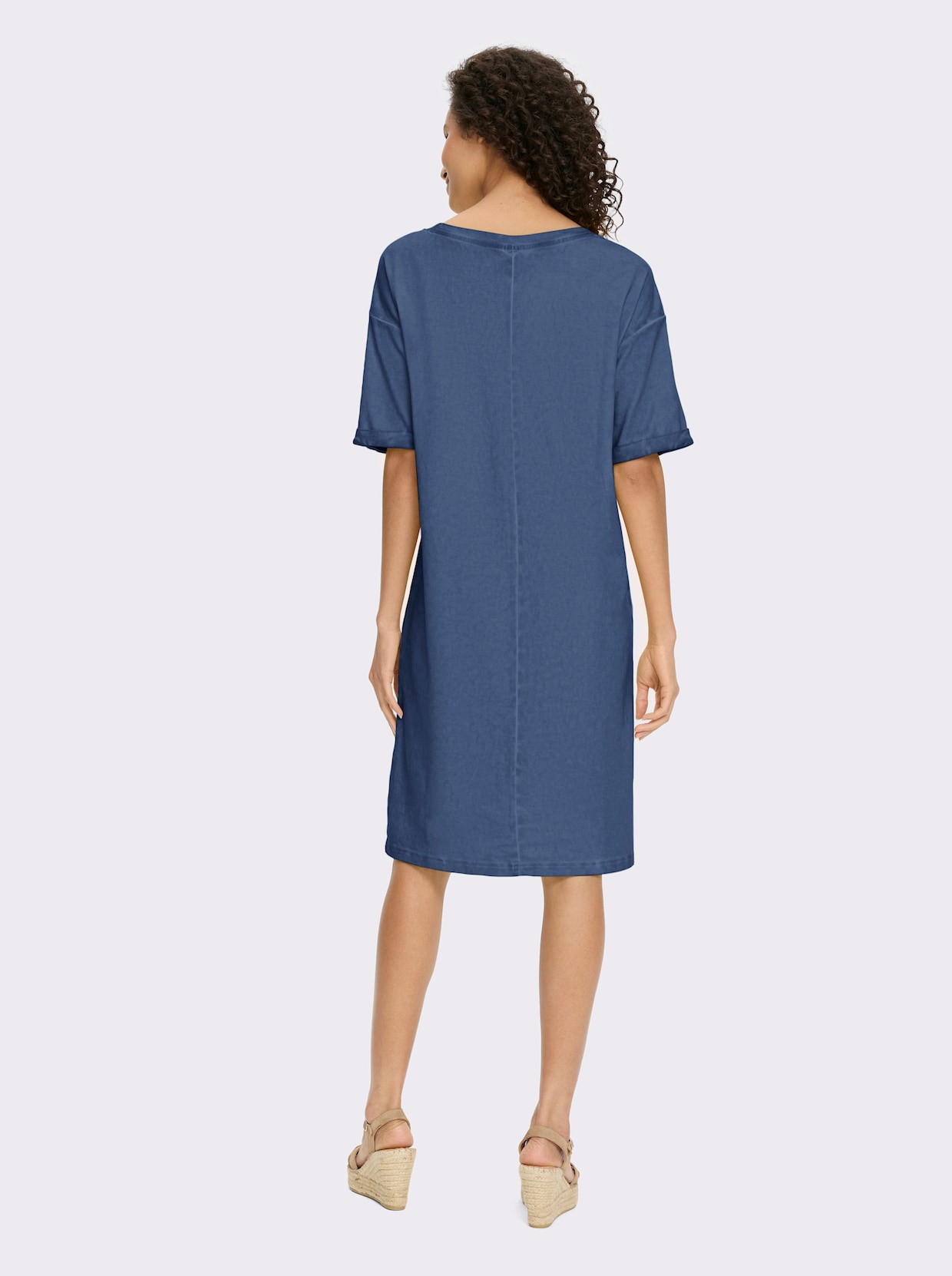 heine Jerseykleid - jeansblau