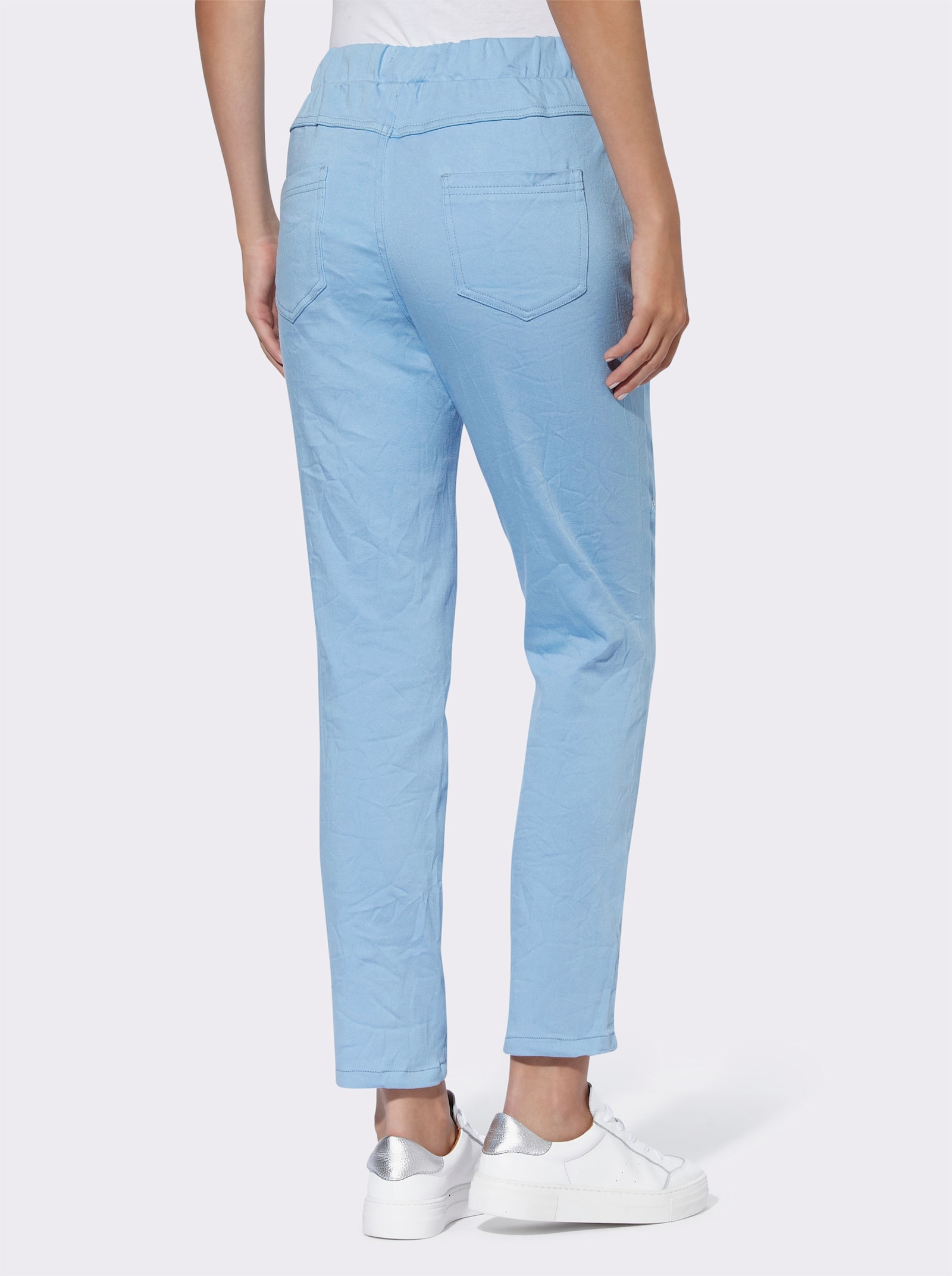 heine Schlupfhose mit Glitzersteinchen - hellblau