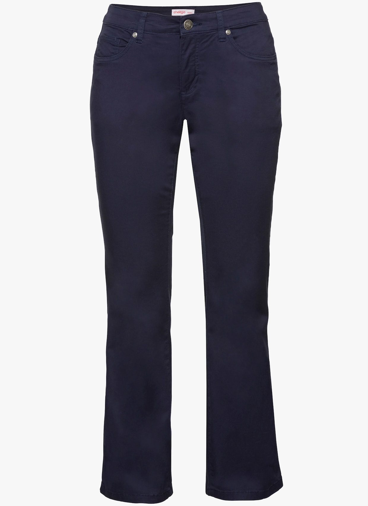 sheego Bootcut broek - marine