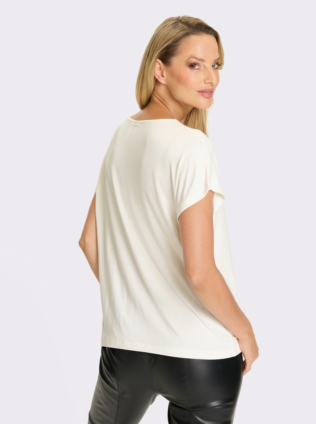 heine Kurzarmshirt - ecru
