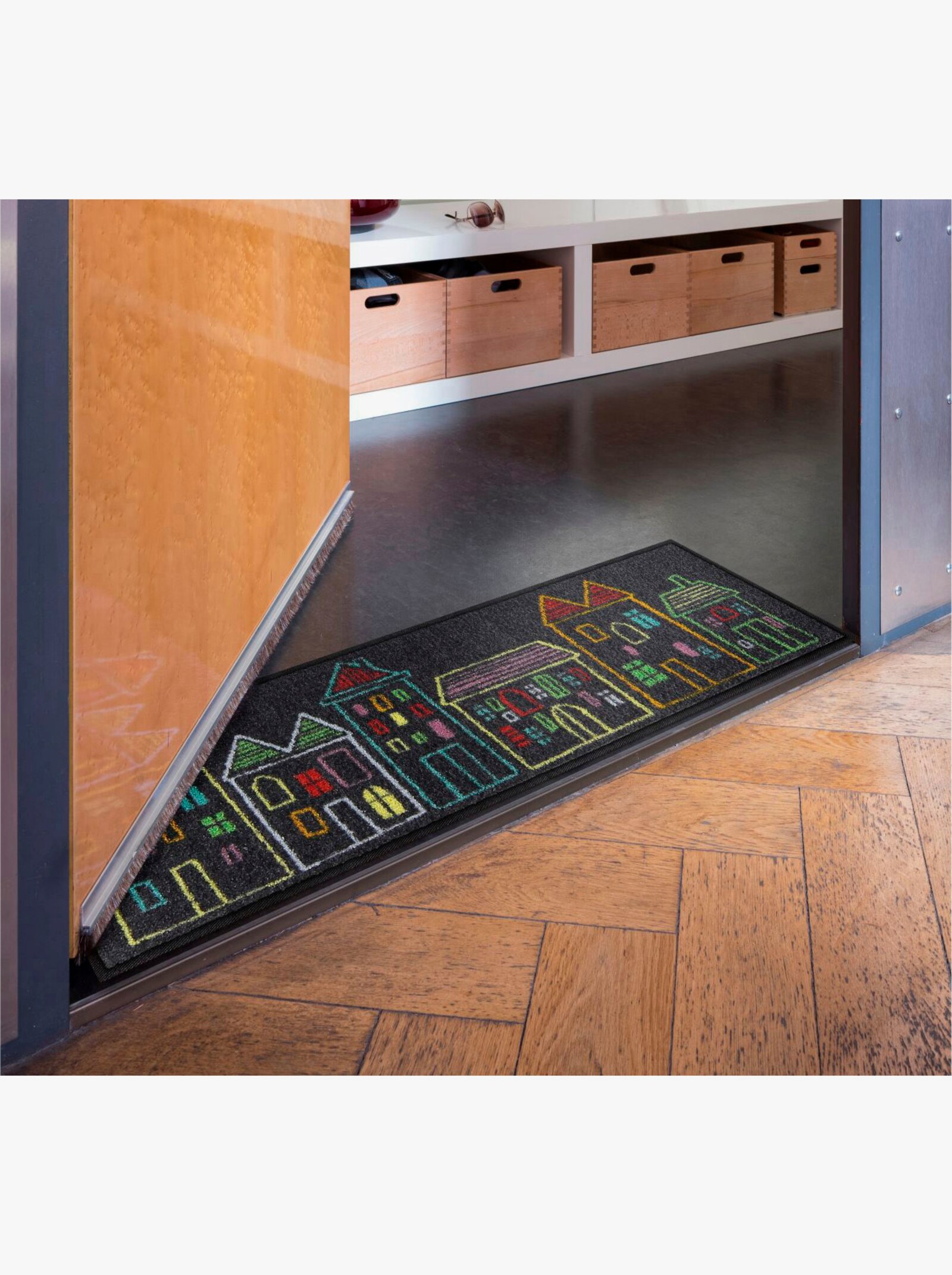 Salonloewe Fußmatte - anthrazit-bunt