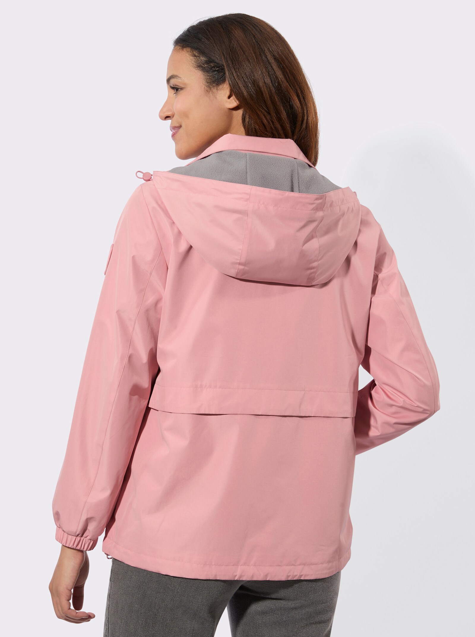 Outdoorjacke für die Übergangszeit - rosenquarz