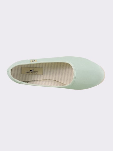 Slipper mit gepolsterter Innensohle - eucalyptus
