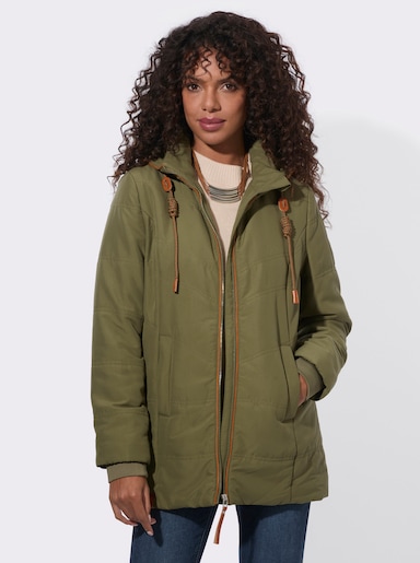  Steppjacke mit Innentasche - oliv