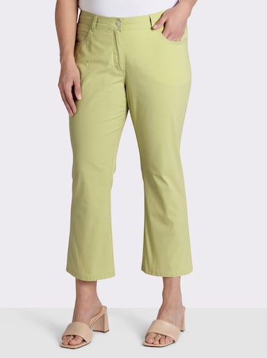 sheego 7/8-Hose in leichter Bootcut-Form - pistazie
