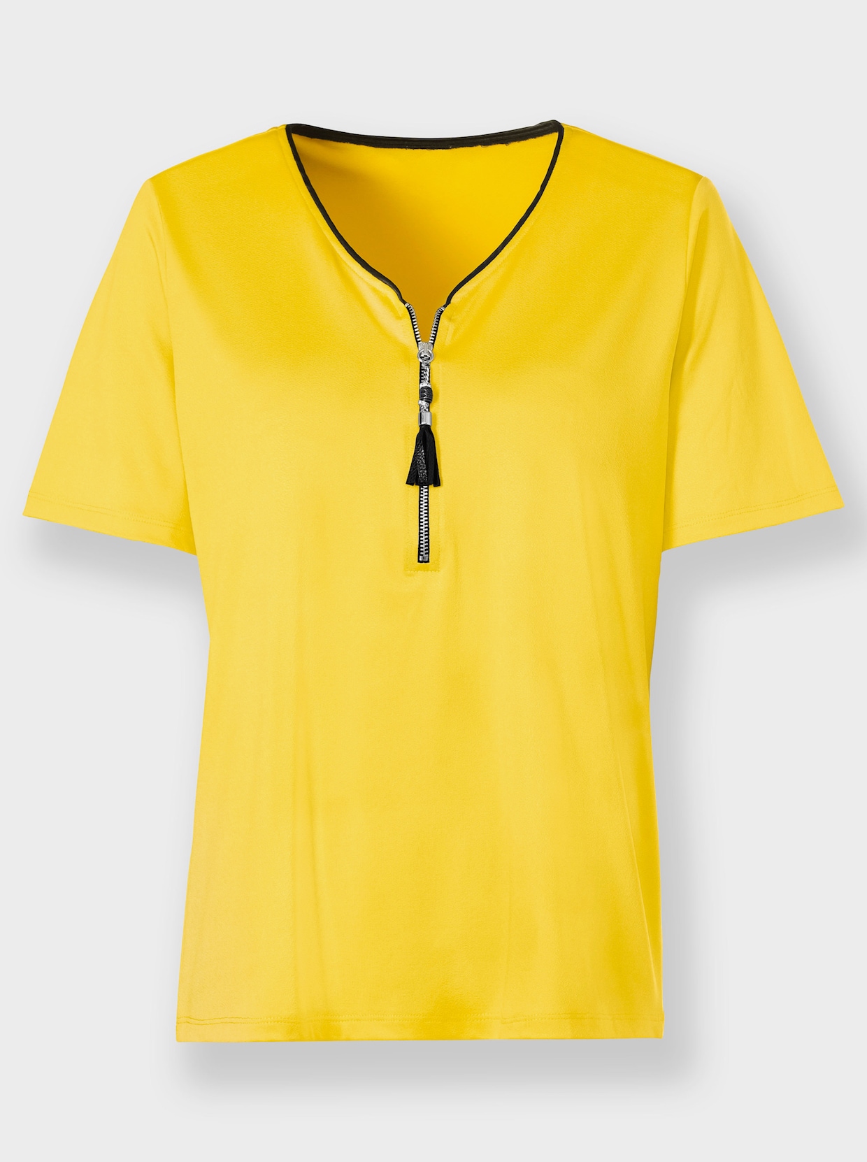 Kurzarmshirt - sonnengelb