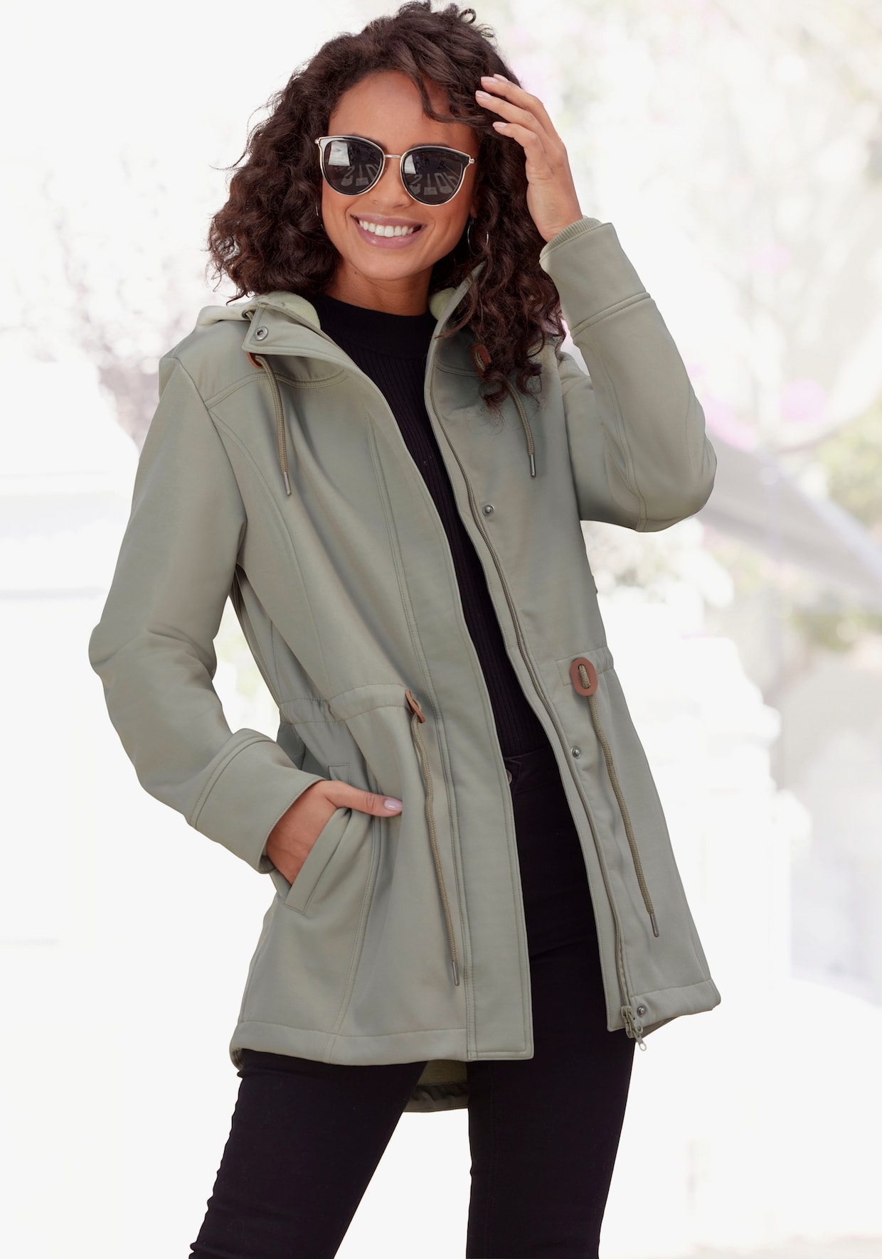 Softshelljacke - khaki